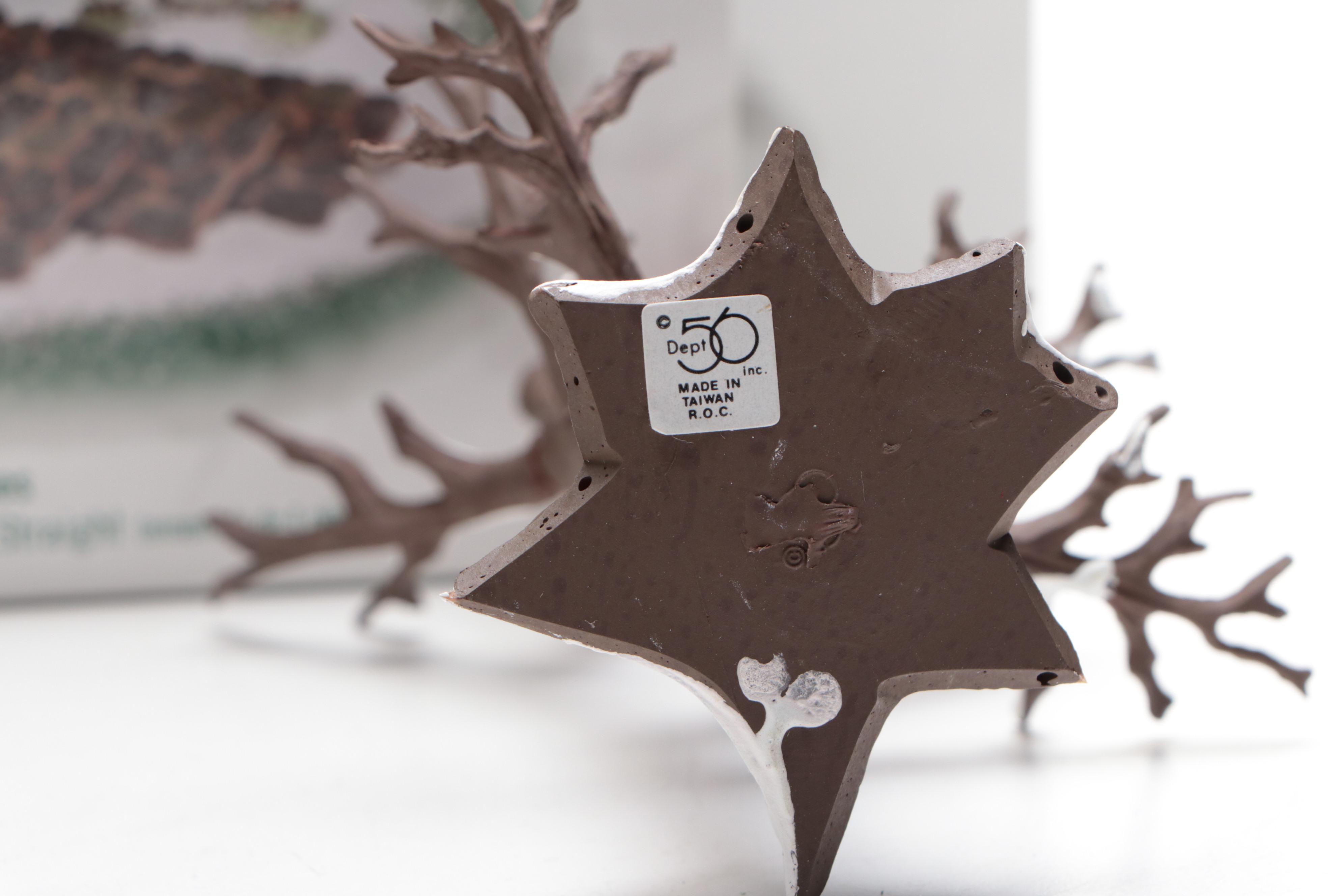 Department 56 "Heritage Village Collection" Porcelain Pine and More Figurines