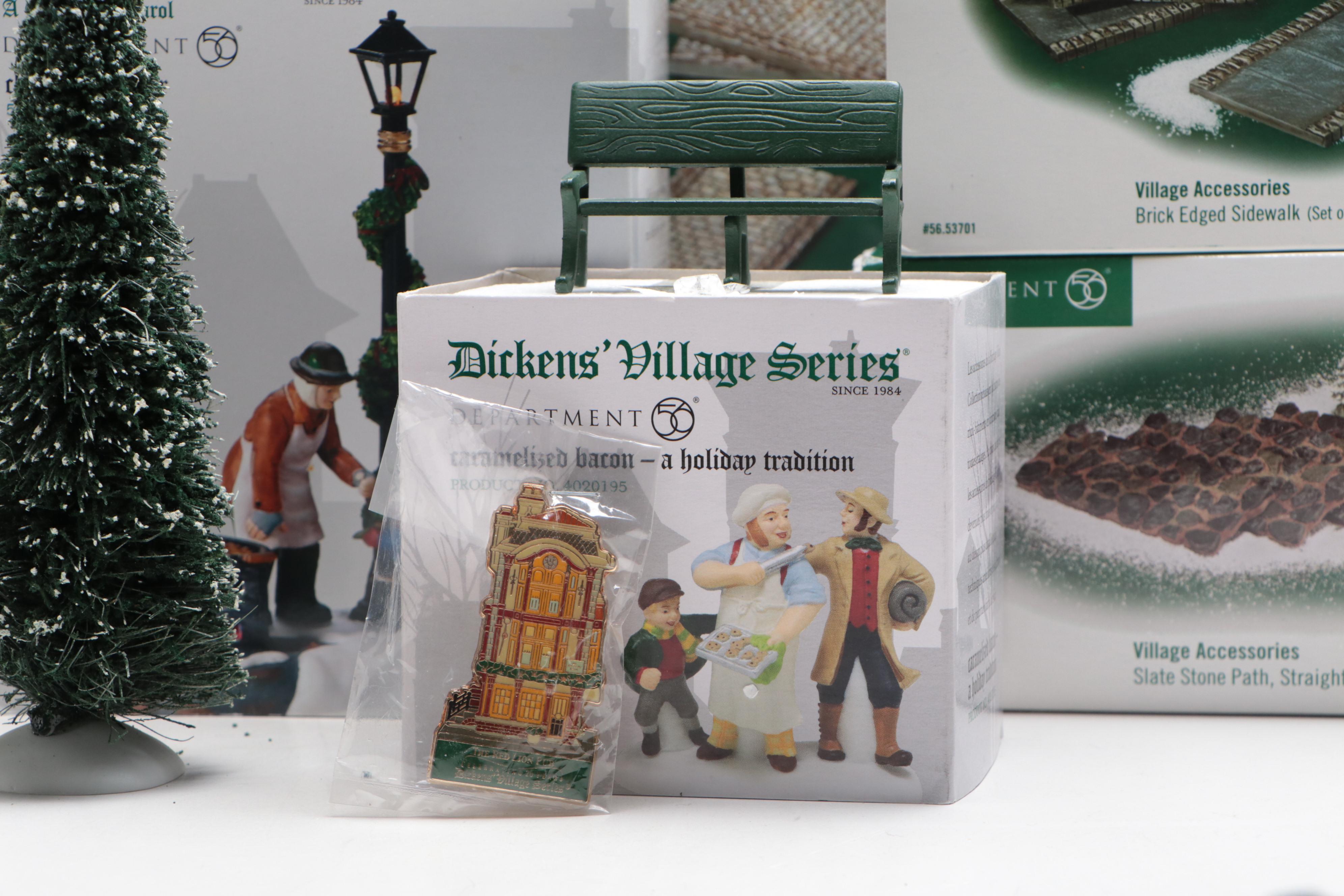 Department 56 "Heritage Village Collection" Porcelain Pine and More Figurines