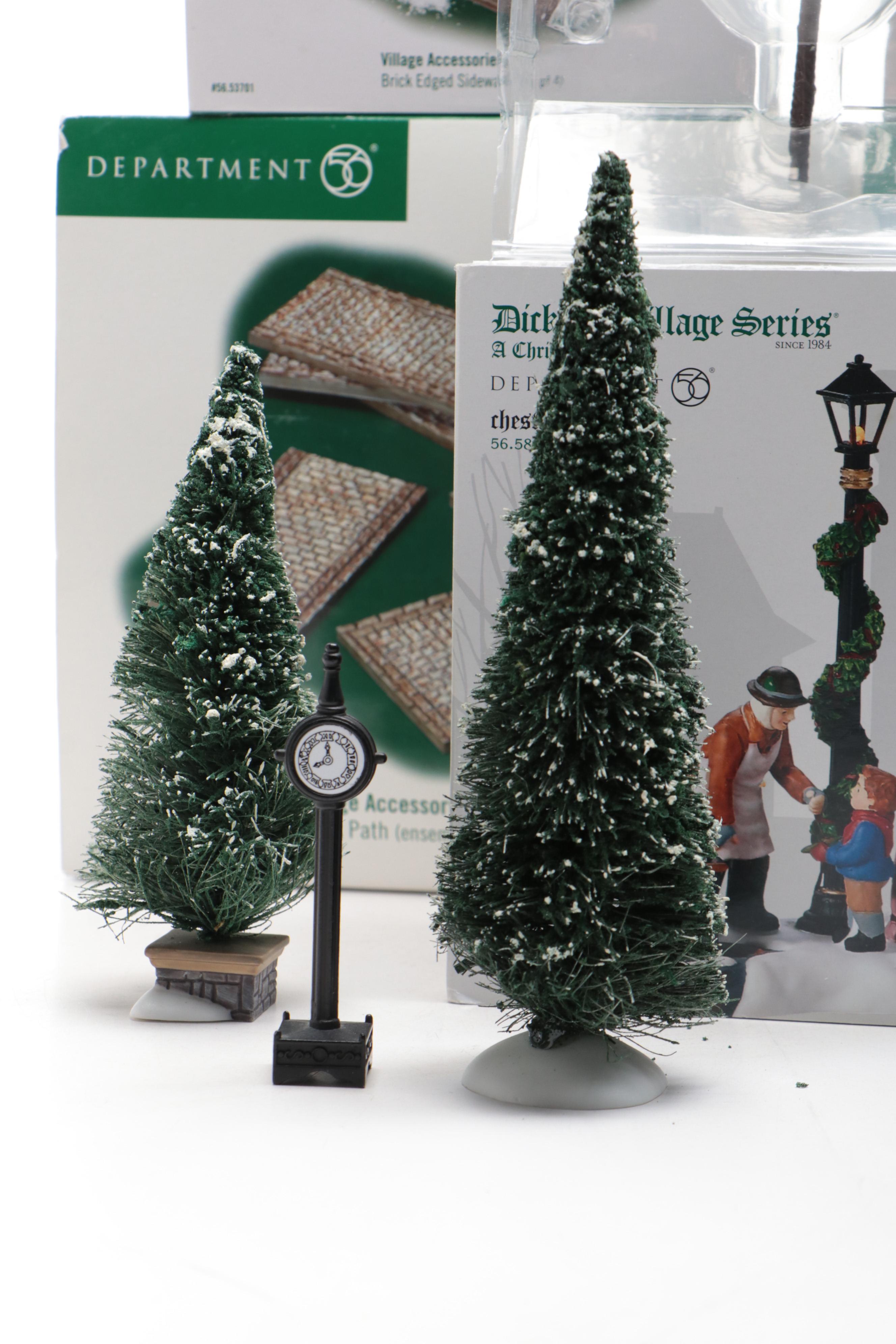 Department 56 "Heritage Village Collection" Porcelain Pine and More Figurines