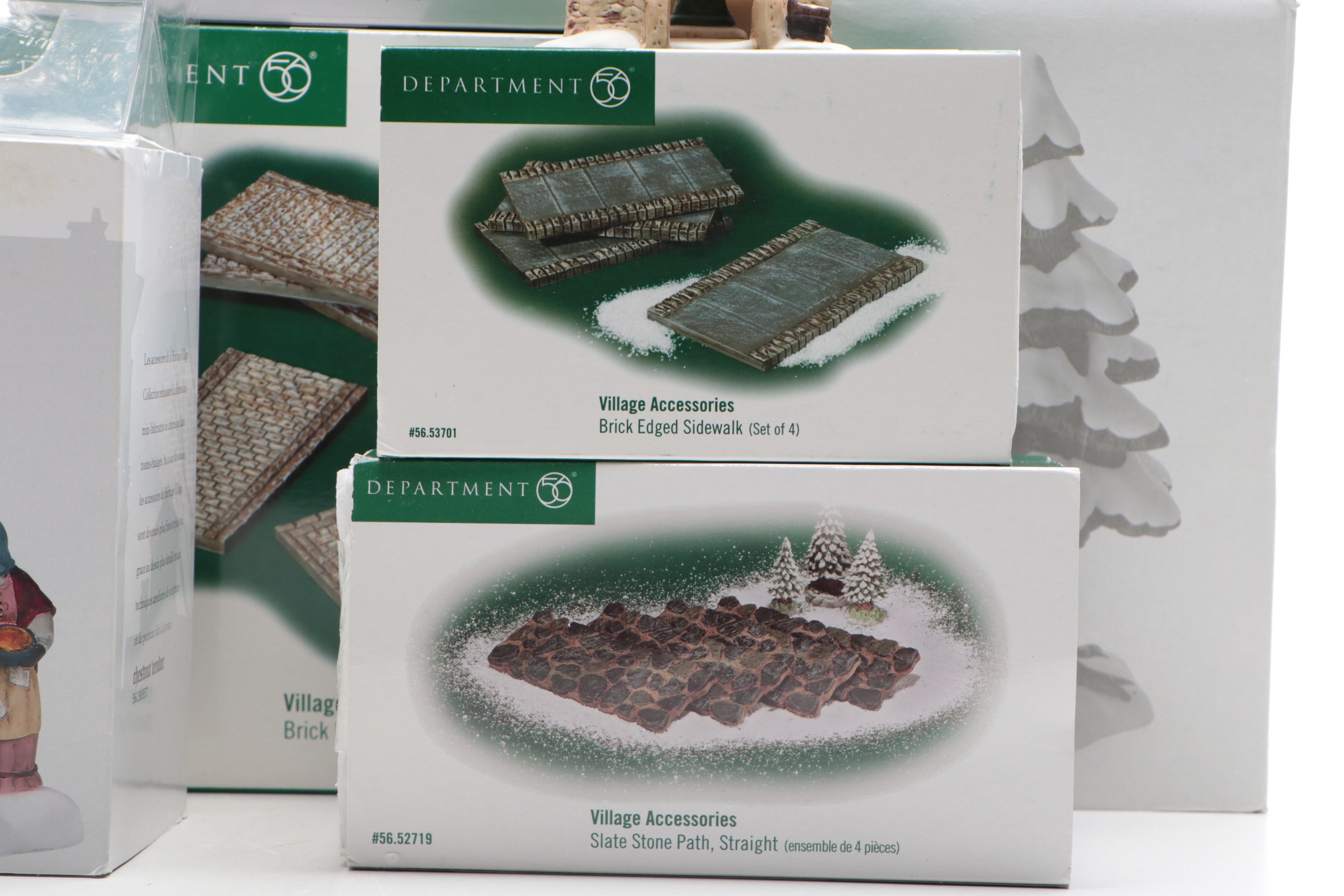 Department 56 "Heritage Village Collection" Porcelain Pine and More Figurines