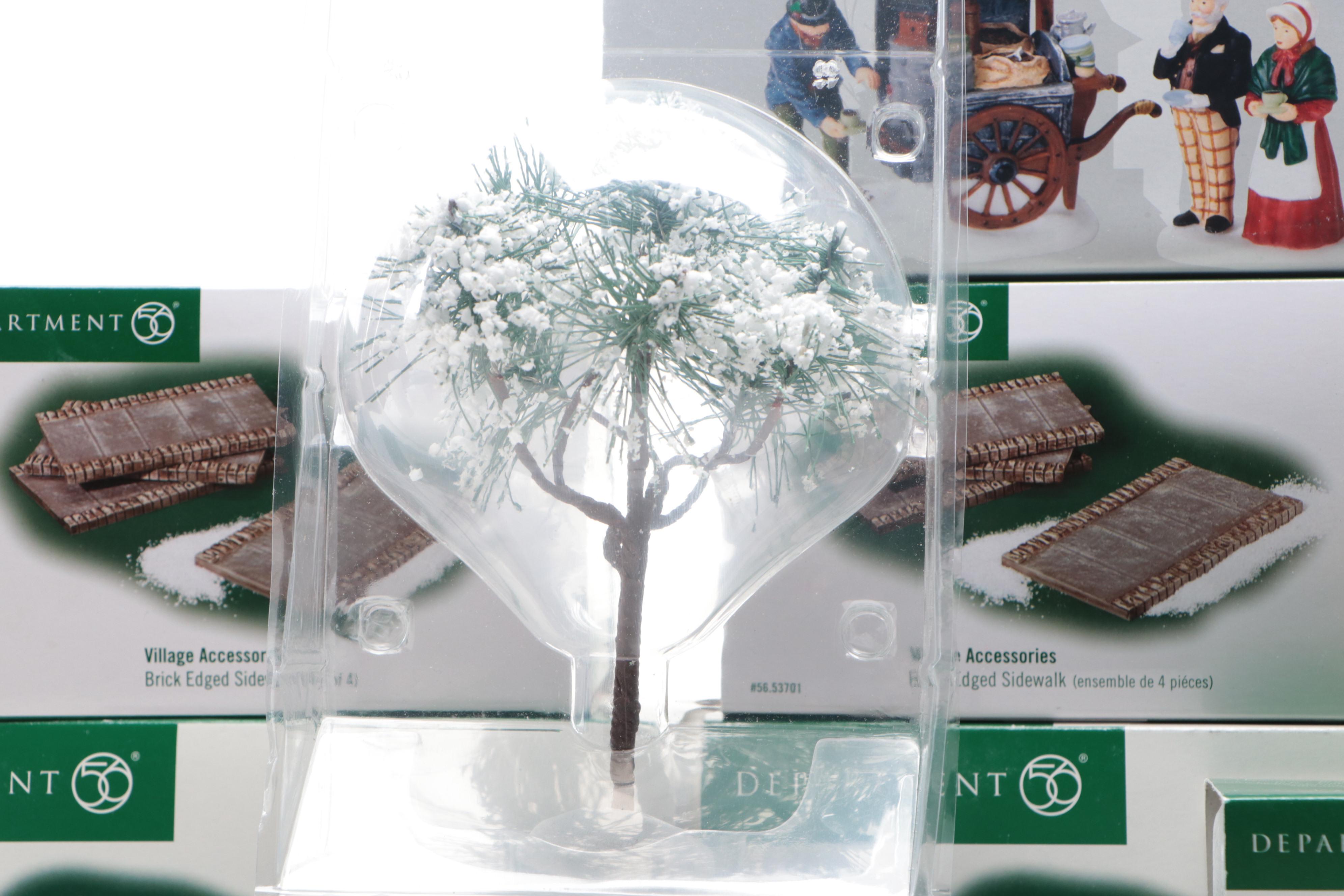 Department 56 "Heritage Village Collection" Porcelain Pine and More Figurines