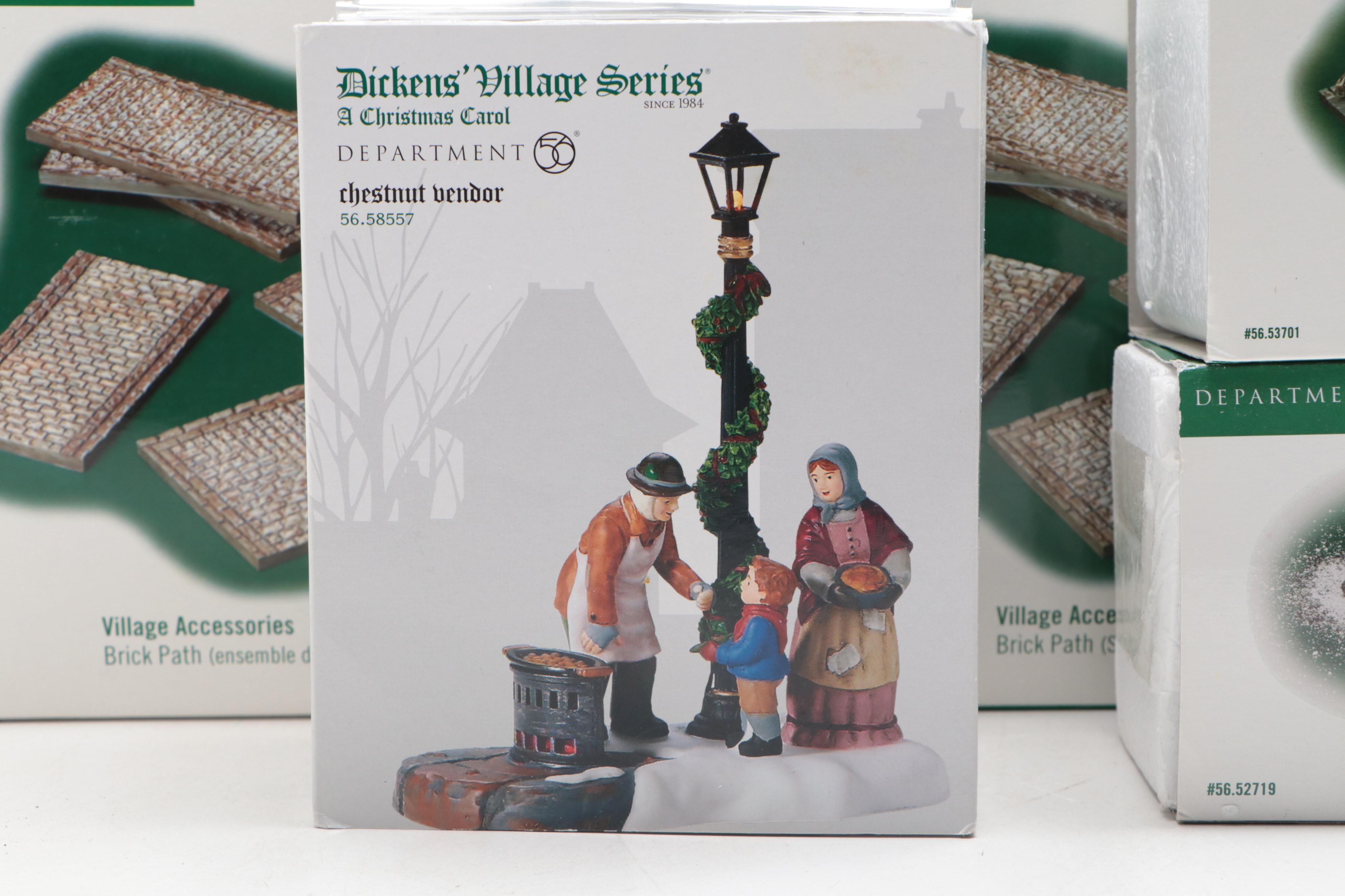 Department 56 "Heritage Village Collection" Porcelain Pine and More Figurines