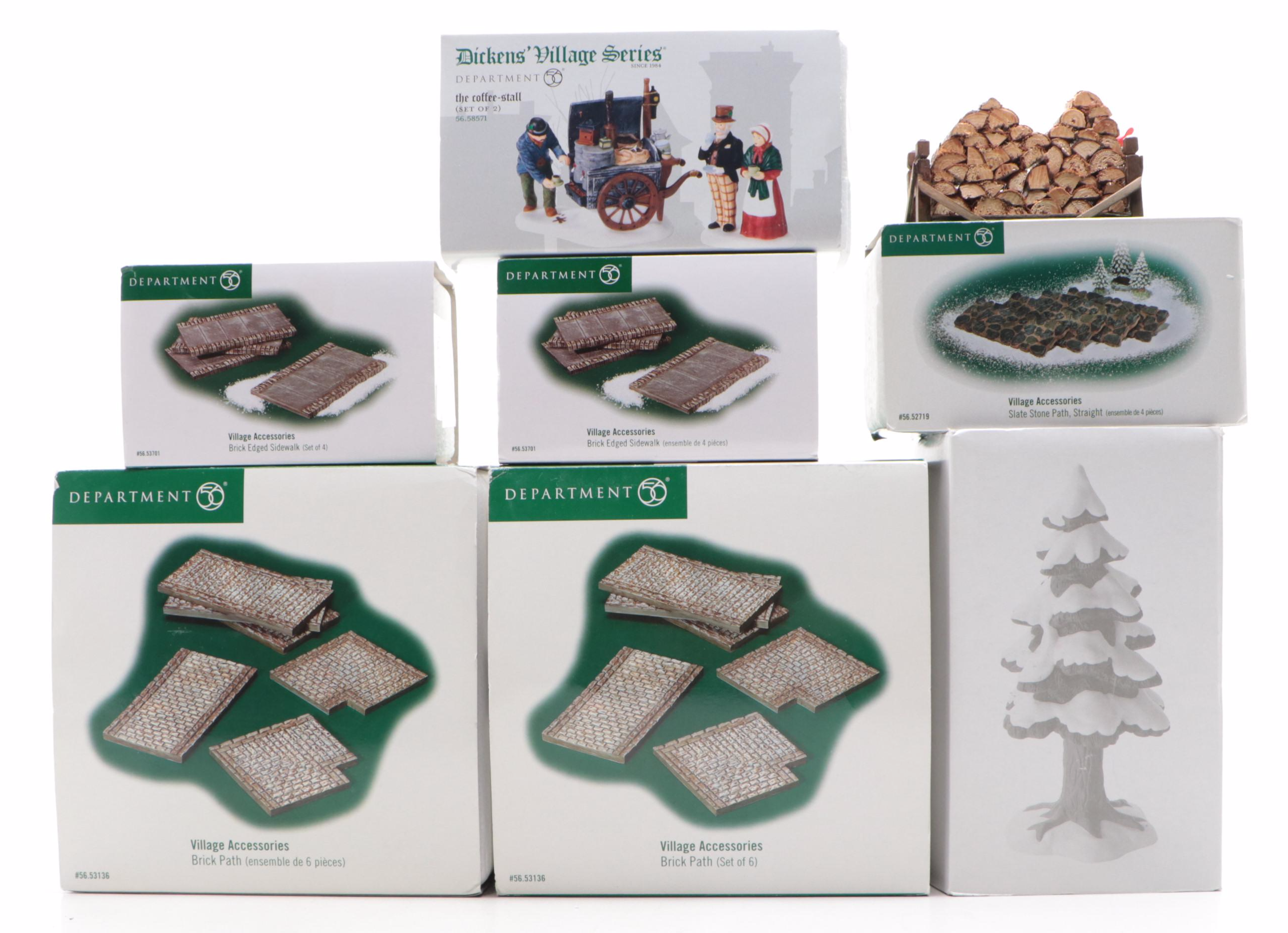 Department 56 "Heritage Village Collection" Porcelain Pine and More Figurines