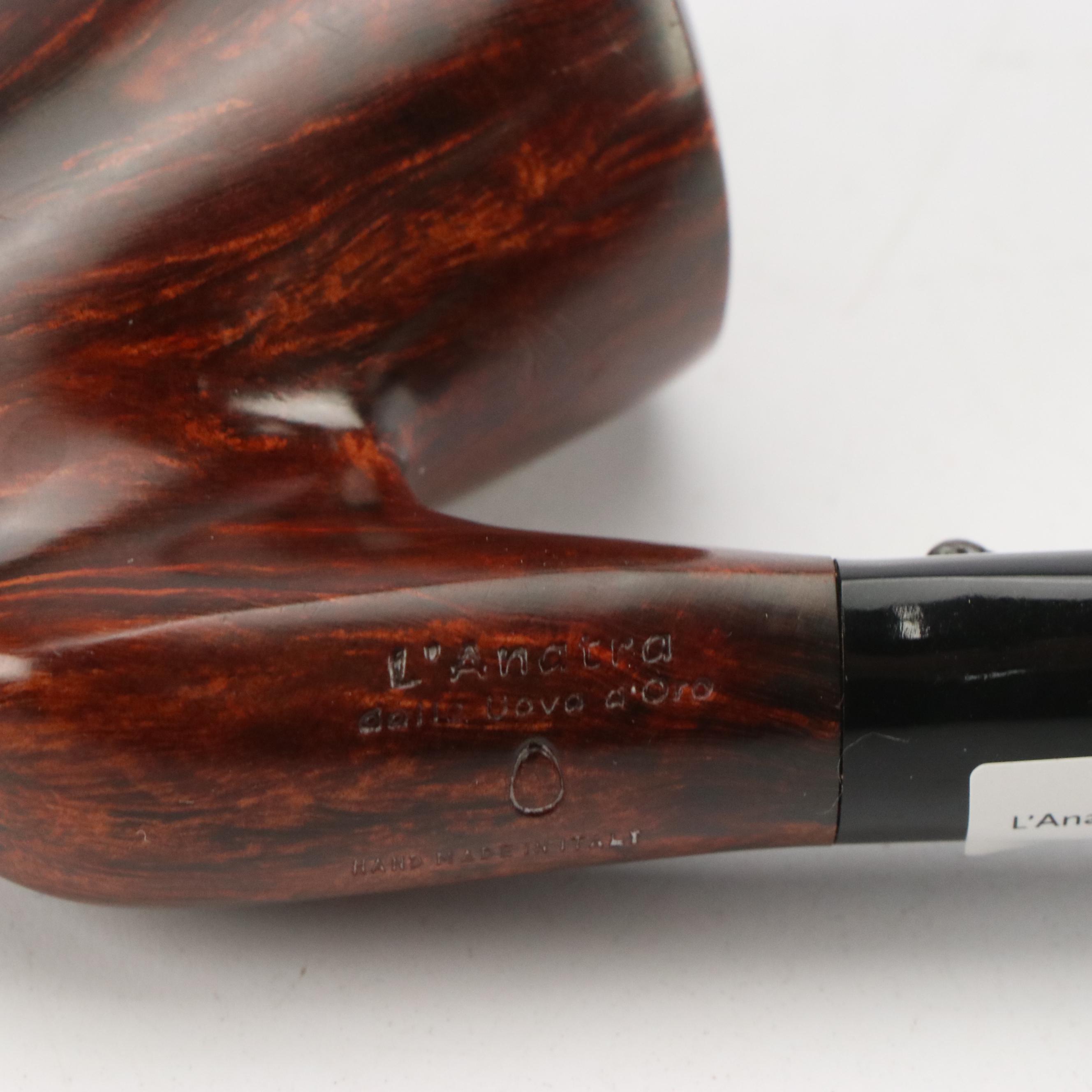 Italian Burlwood and More Briar Wood Tobacco Pipes