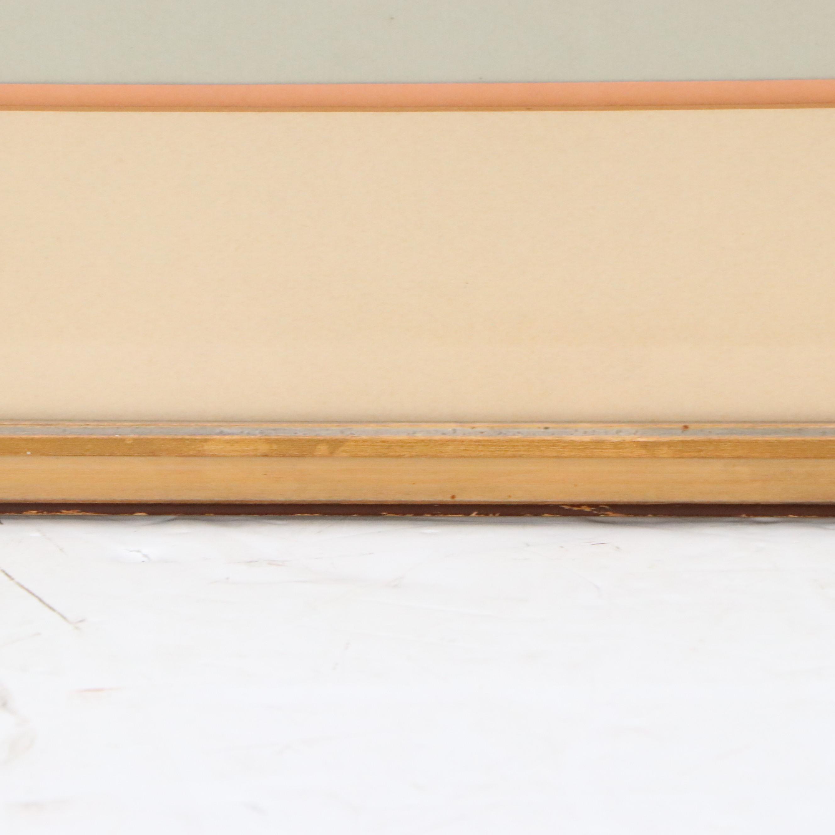 Evelyn Marx Watercolor Stencil Painting "Three Dogs"