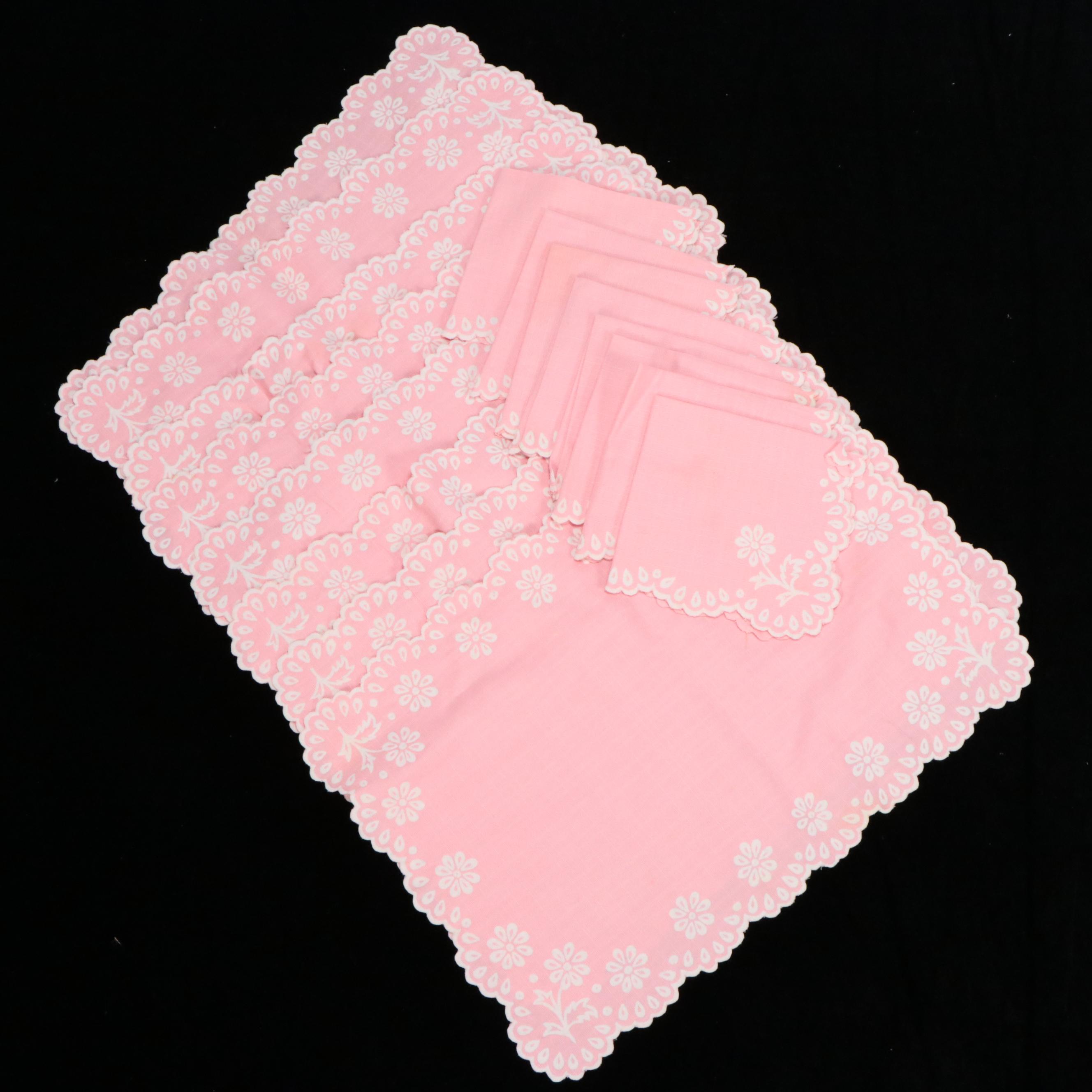 Valentine's Day Cloth Placemats and Other Seasonal Table Linens