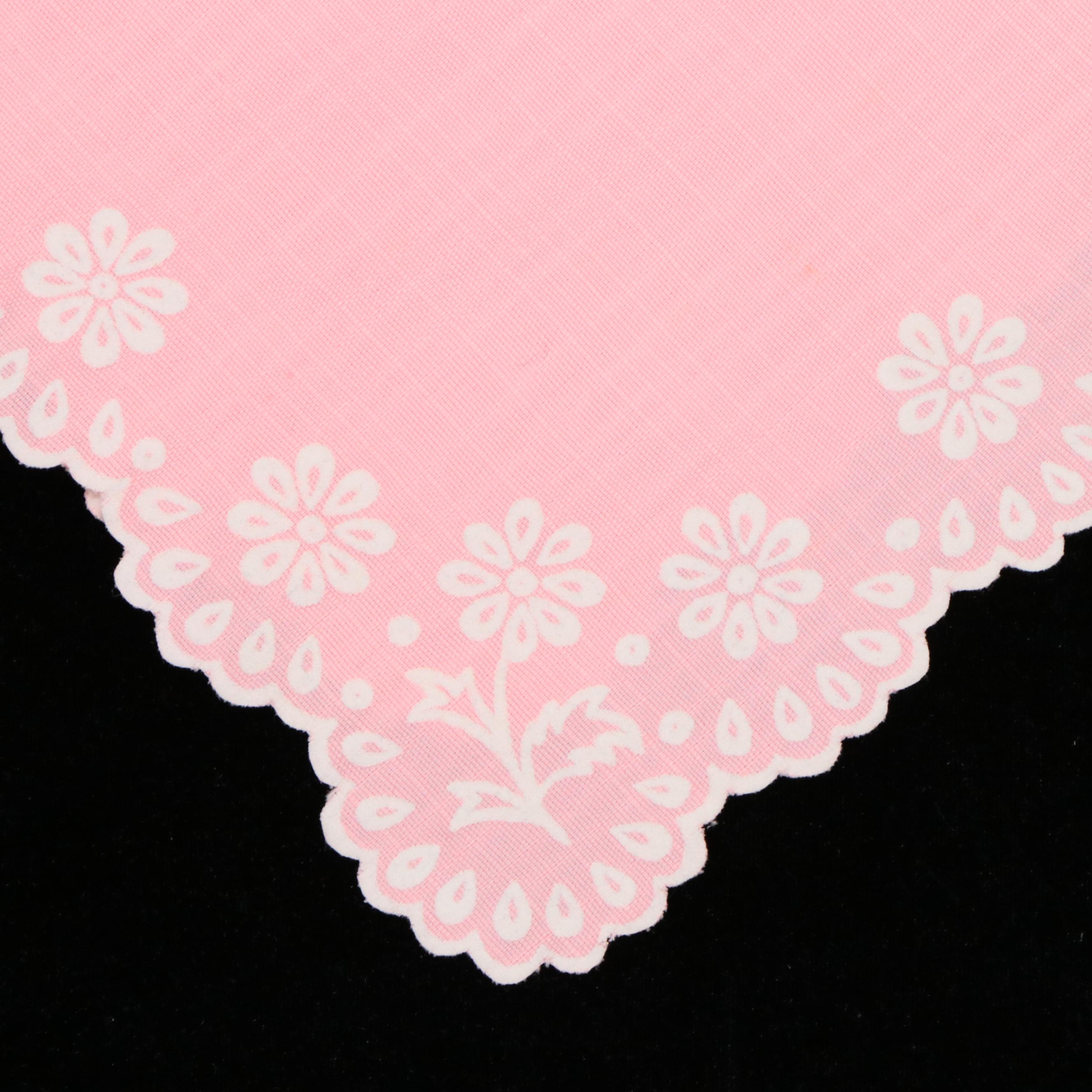 Valentine's Day Cloth Placemats and Other Seasonal Table Linens