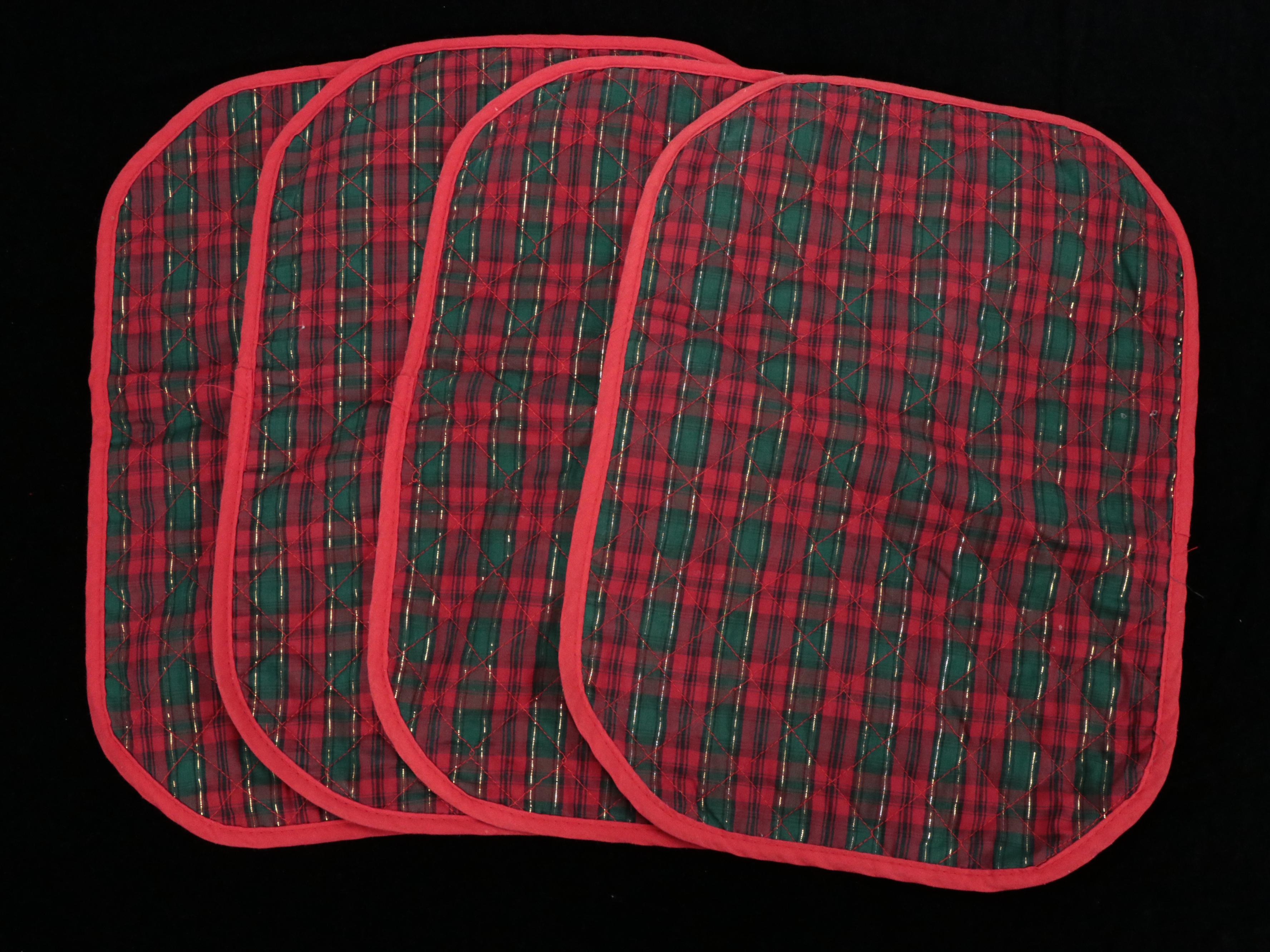 Valentine's Day Cloth Placemats and Other Seasonal Table Linens