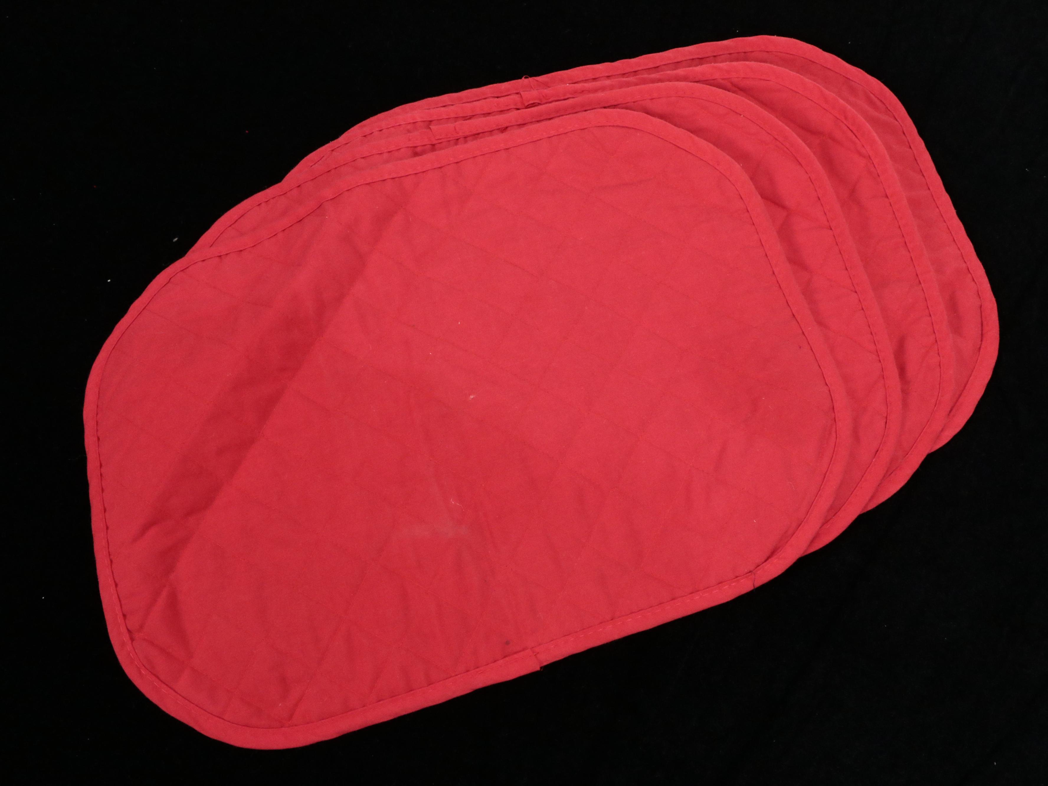 Valentine's Day Cloth Placemats and Other Seasonal Table Linens