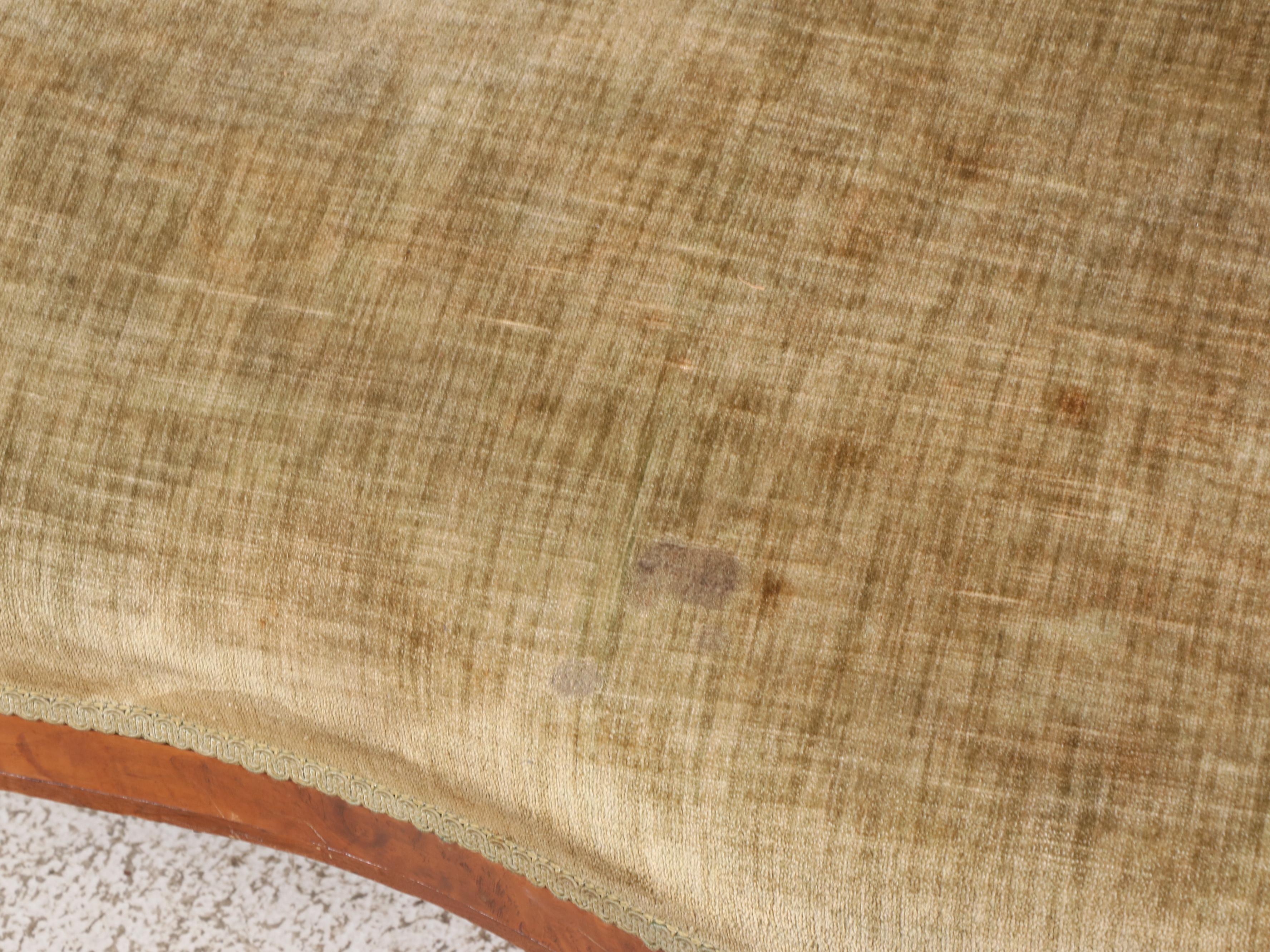 Renaissance Revival Carved and Burl Walnut Sofa, Manner of John Jeliff, c. 1870