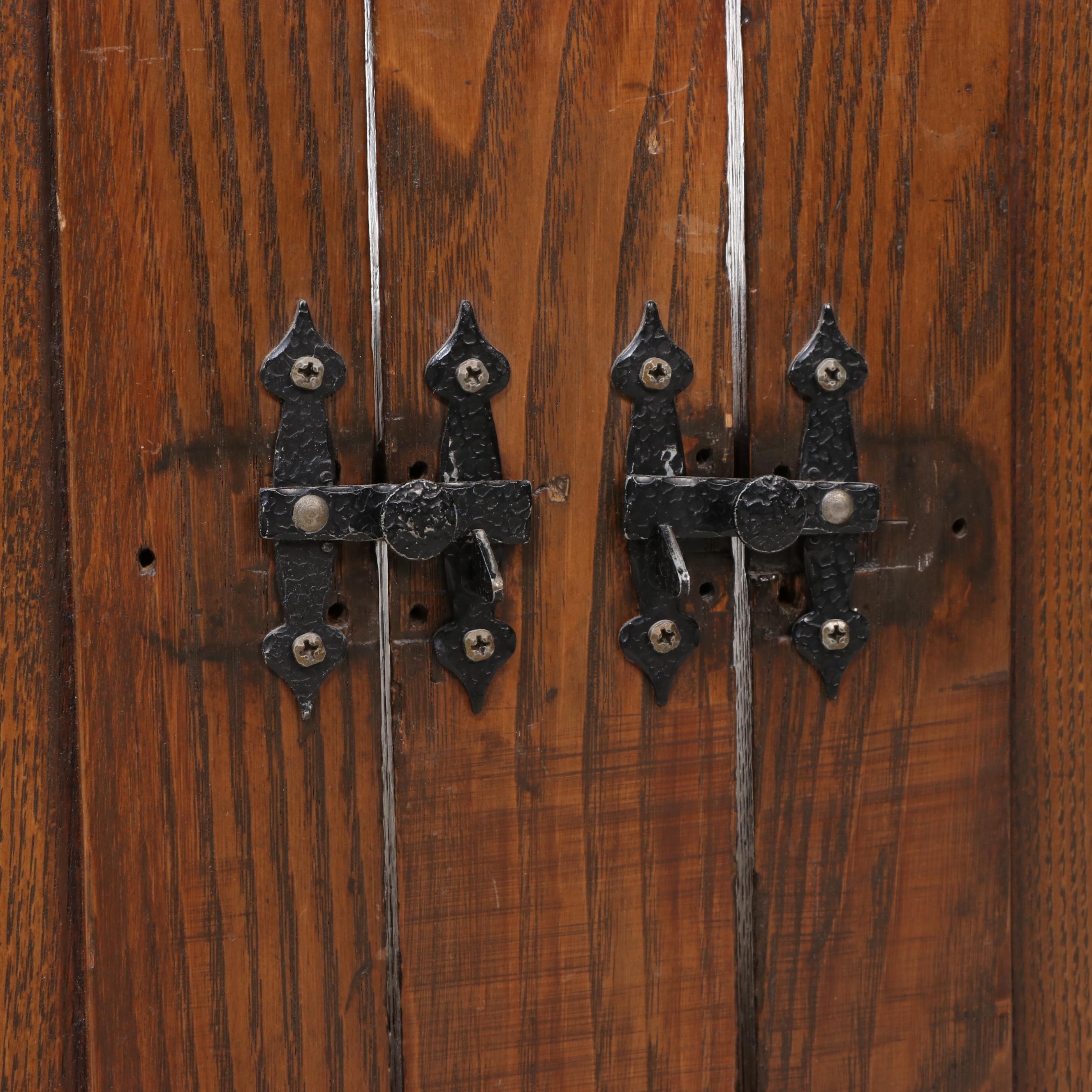 American Primitive Oak Dry Sink, 19th Century