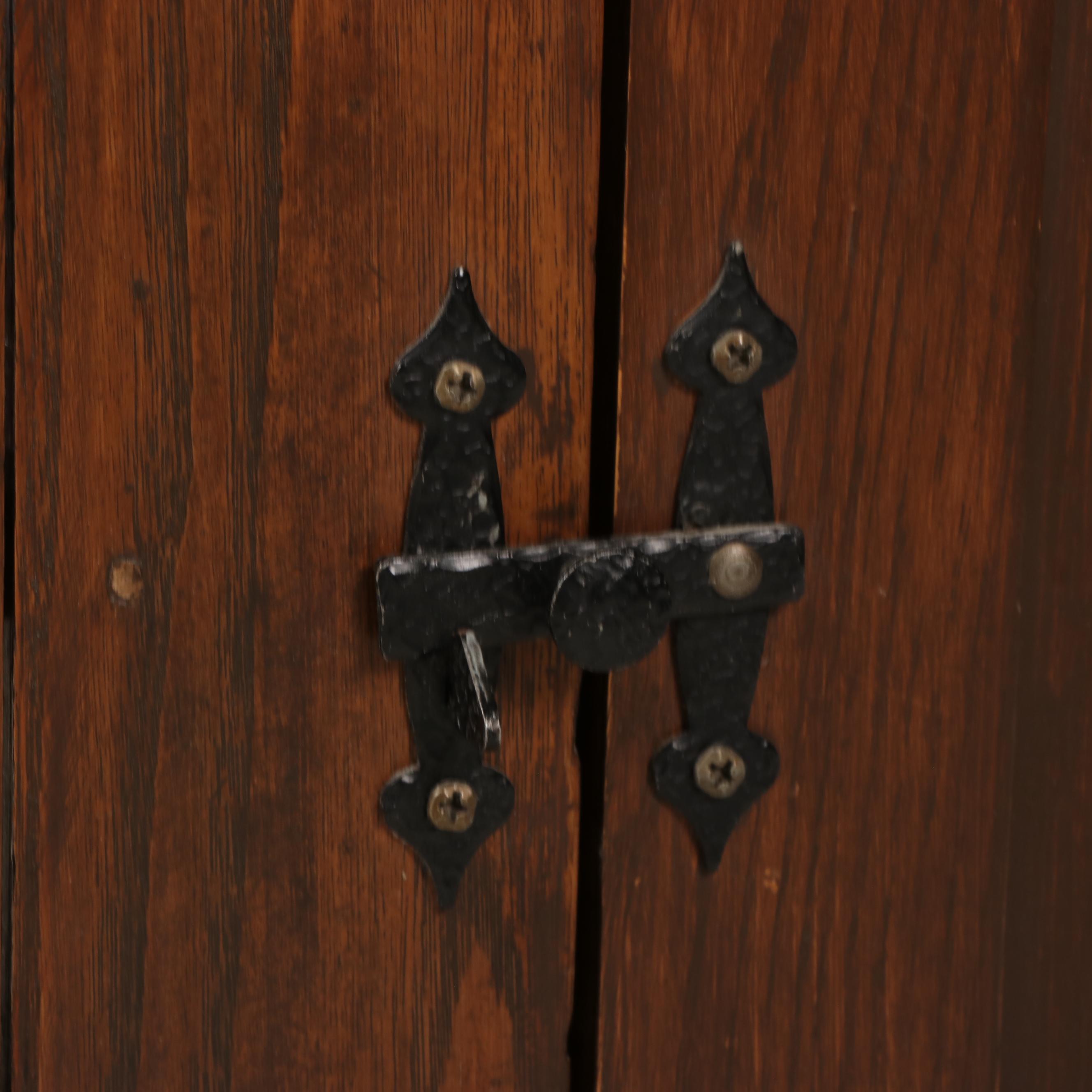 American Primitive Oak Dry Sink, 19th Century