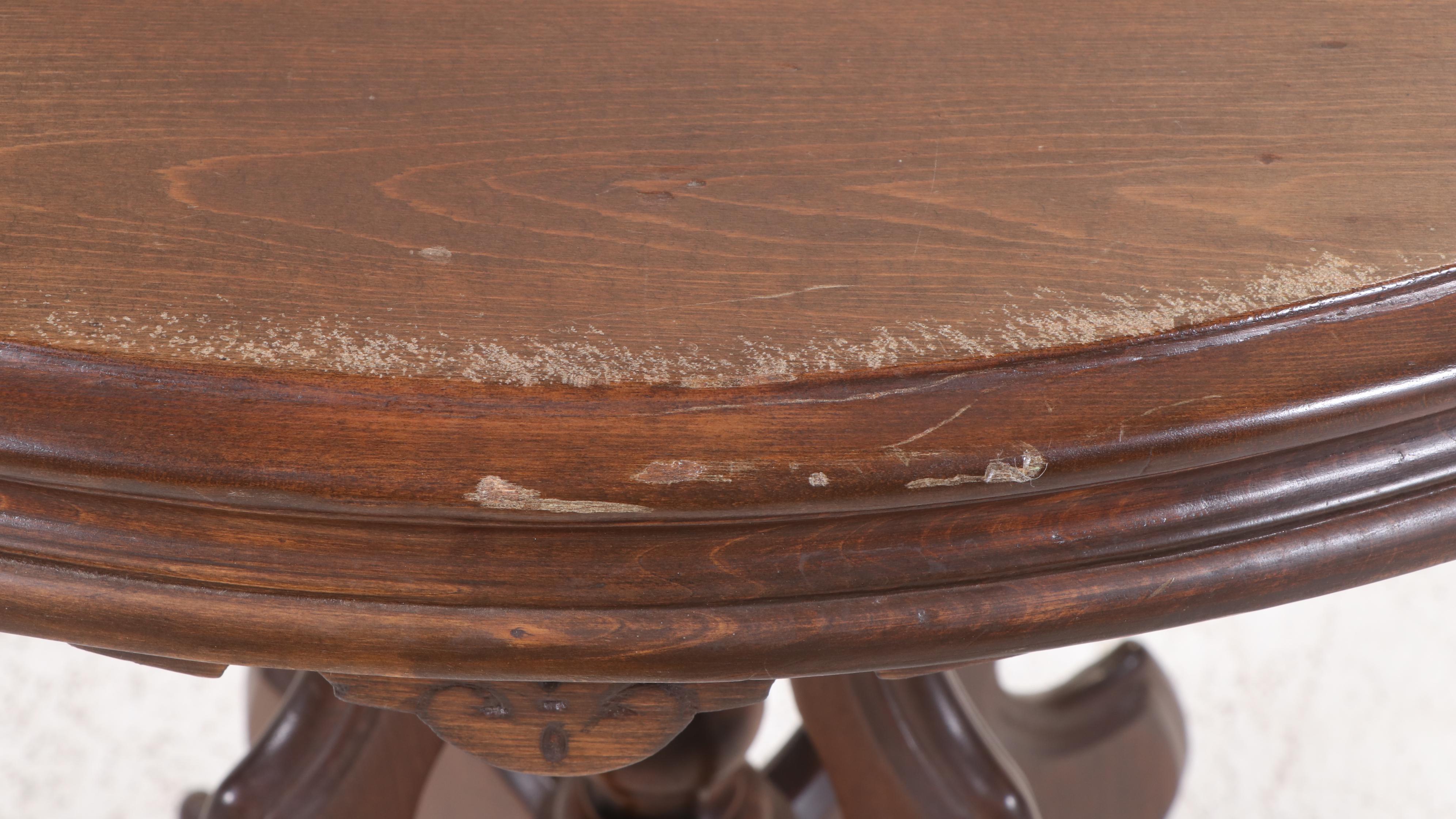 Victorian Hardwood Side Table, Late 19th Century