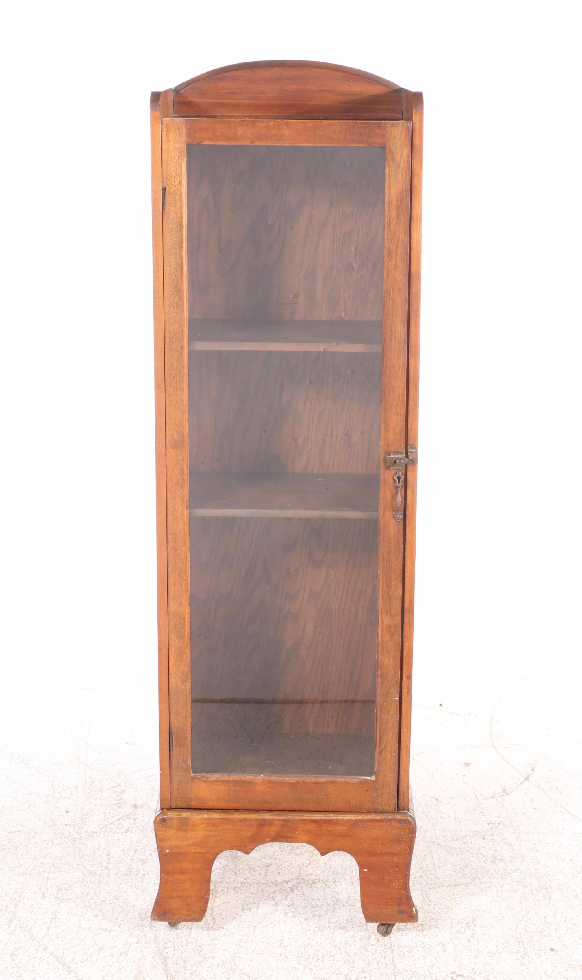 American Birch and Oak Bookcase, Early 20th Century