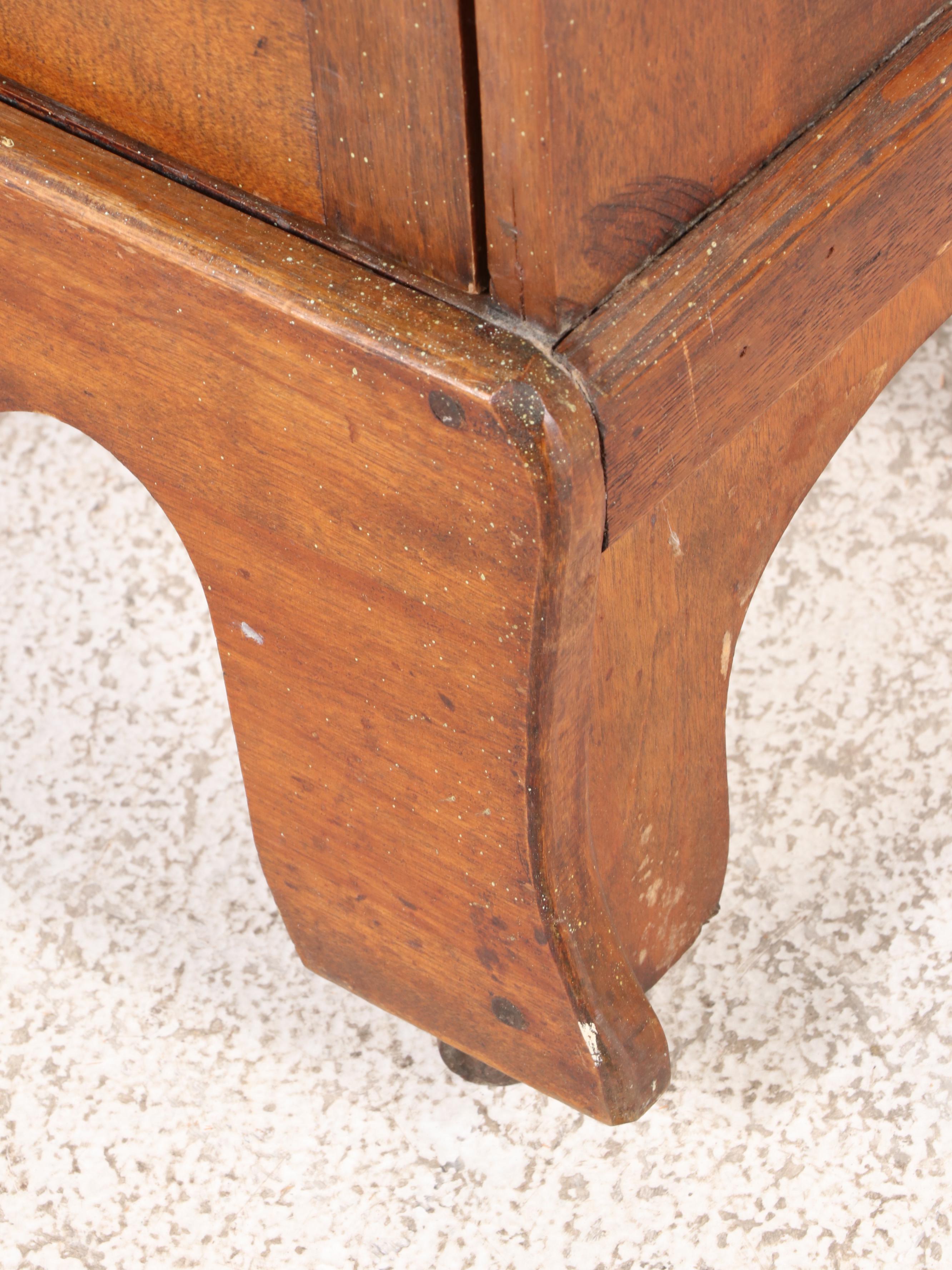 American Birch and Oak Bookcase, Early 20th Century