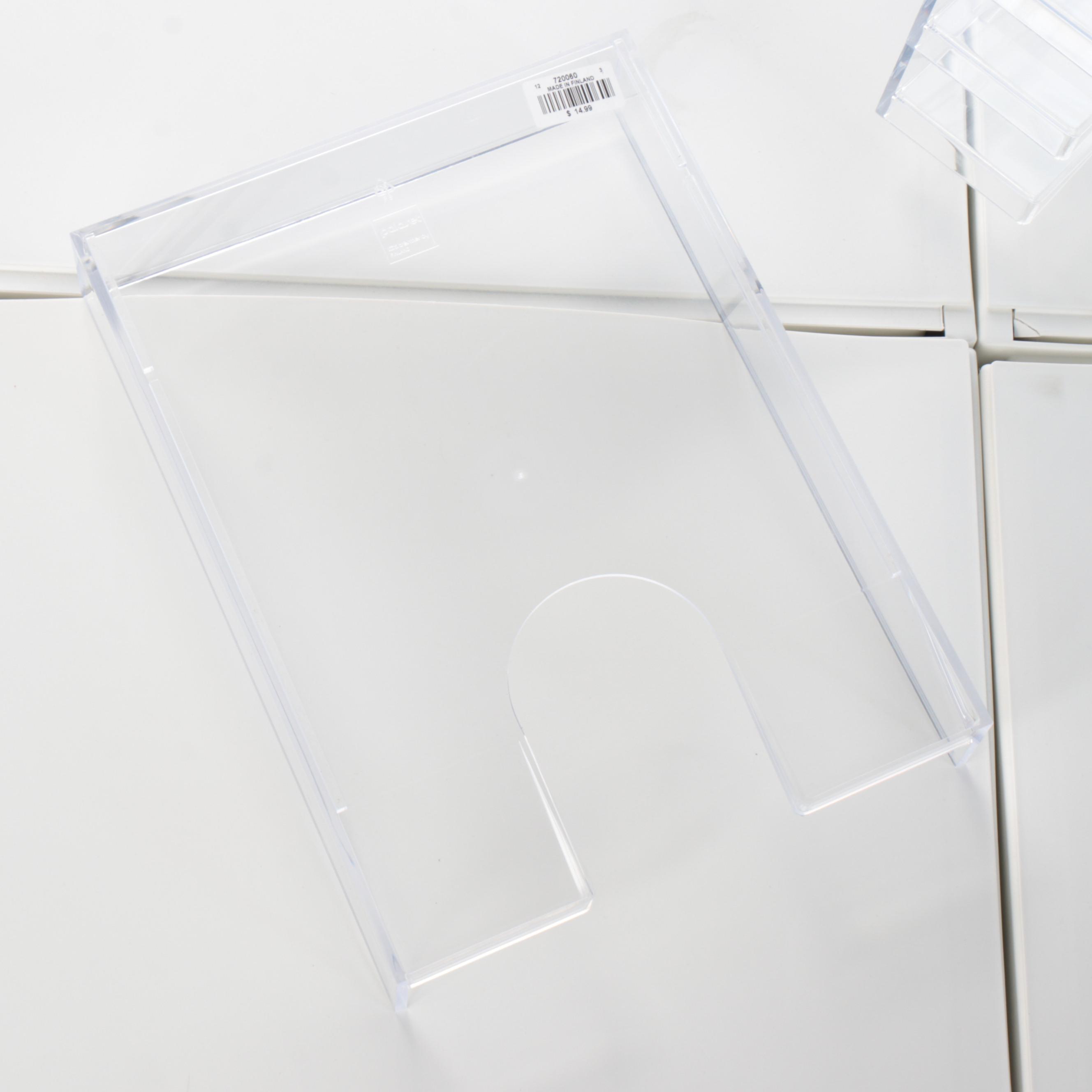 IKEA "Trones" Stackable Shoe Cabinets in White with Clear Plastic Organizers