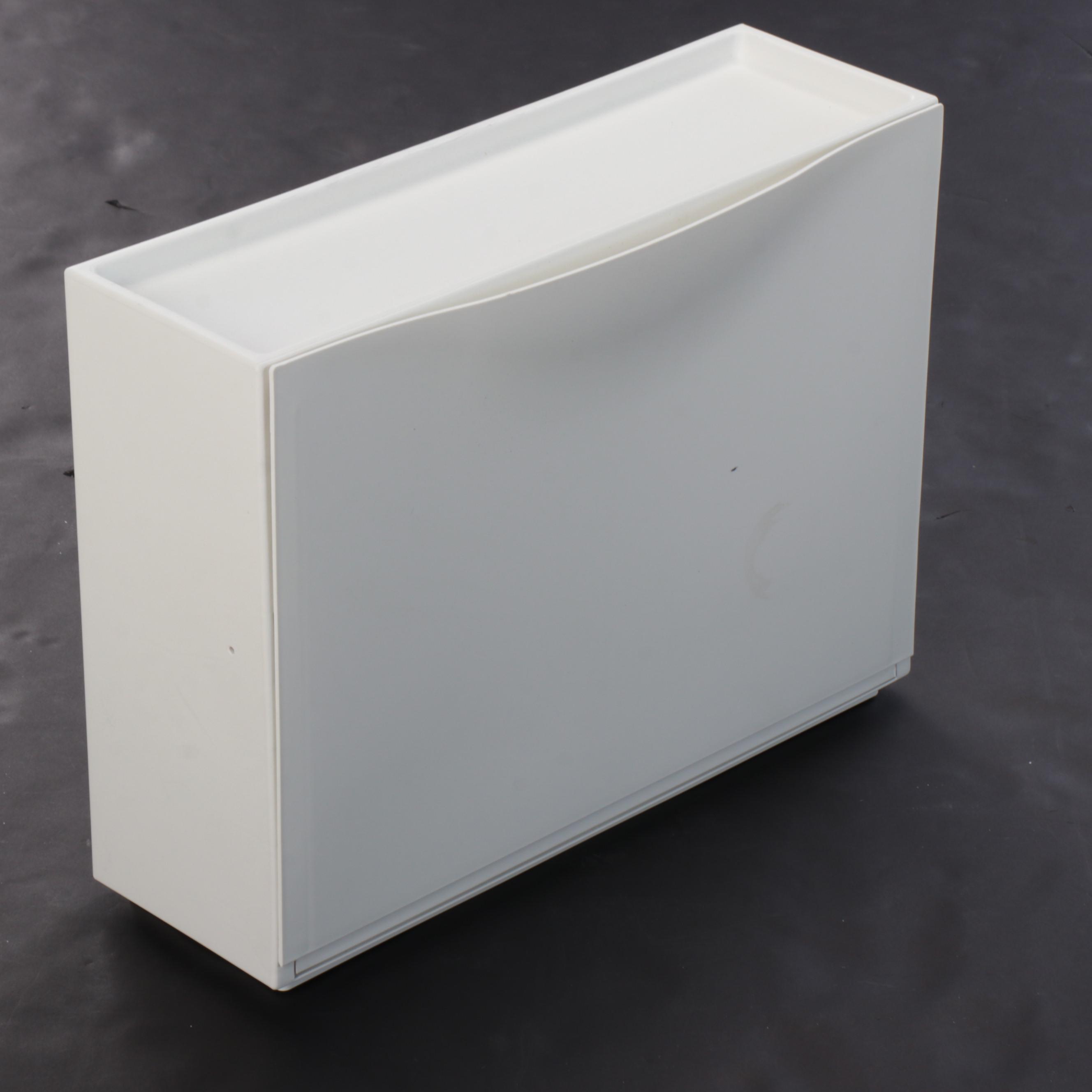 IKEA "Trones" Stackable Shoe Cabinets in White with Clear Plastic Organizers