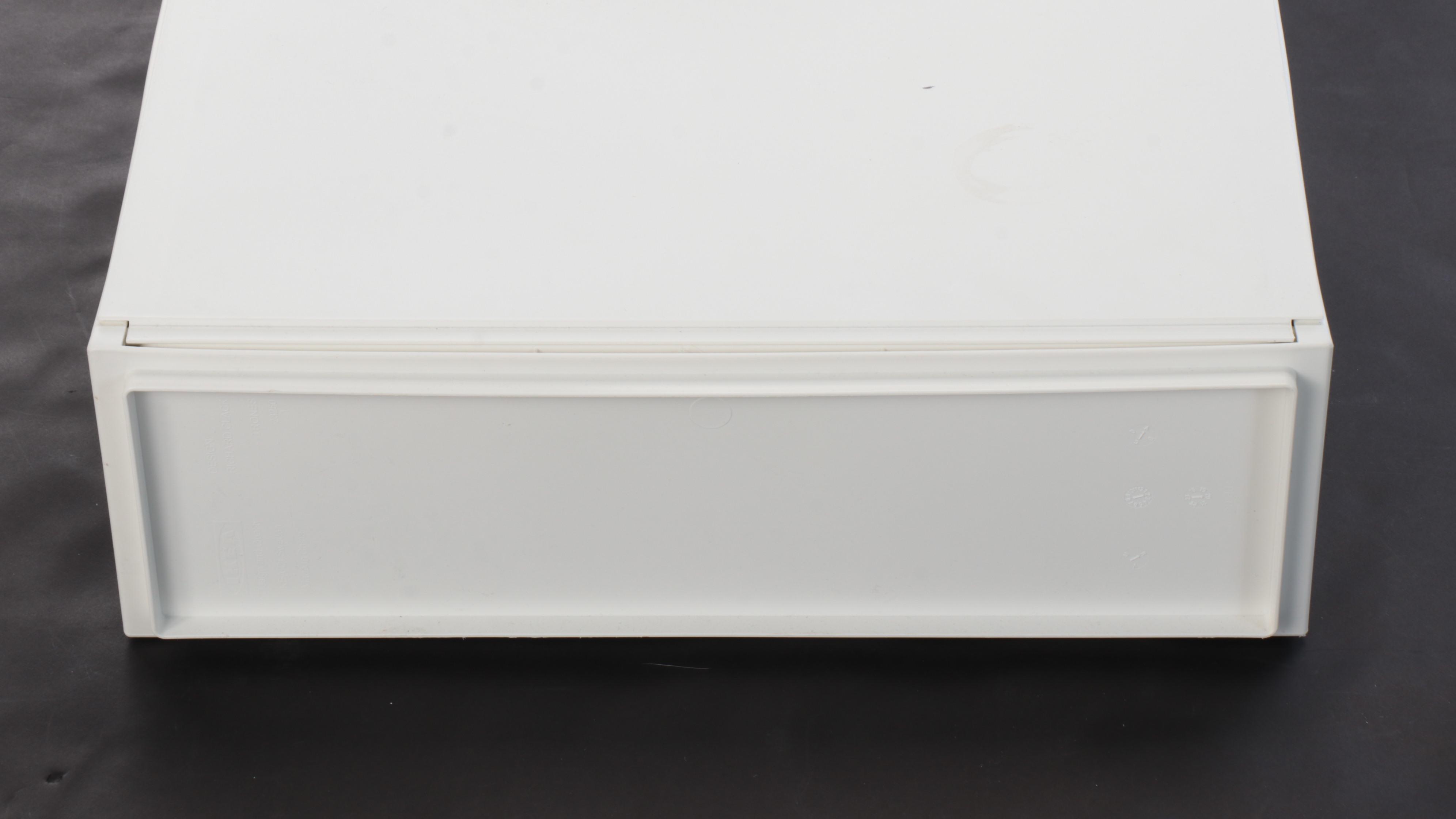 IKEA "Trones" Stackable Shoe Cabinets in White with Clear Plastic Organizers