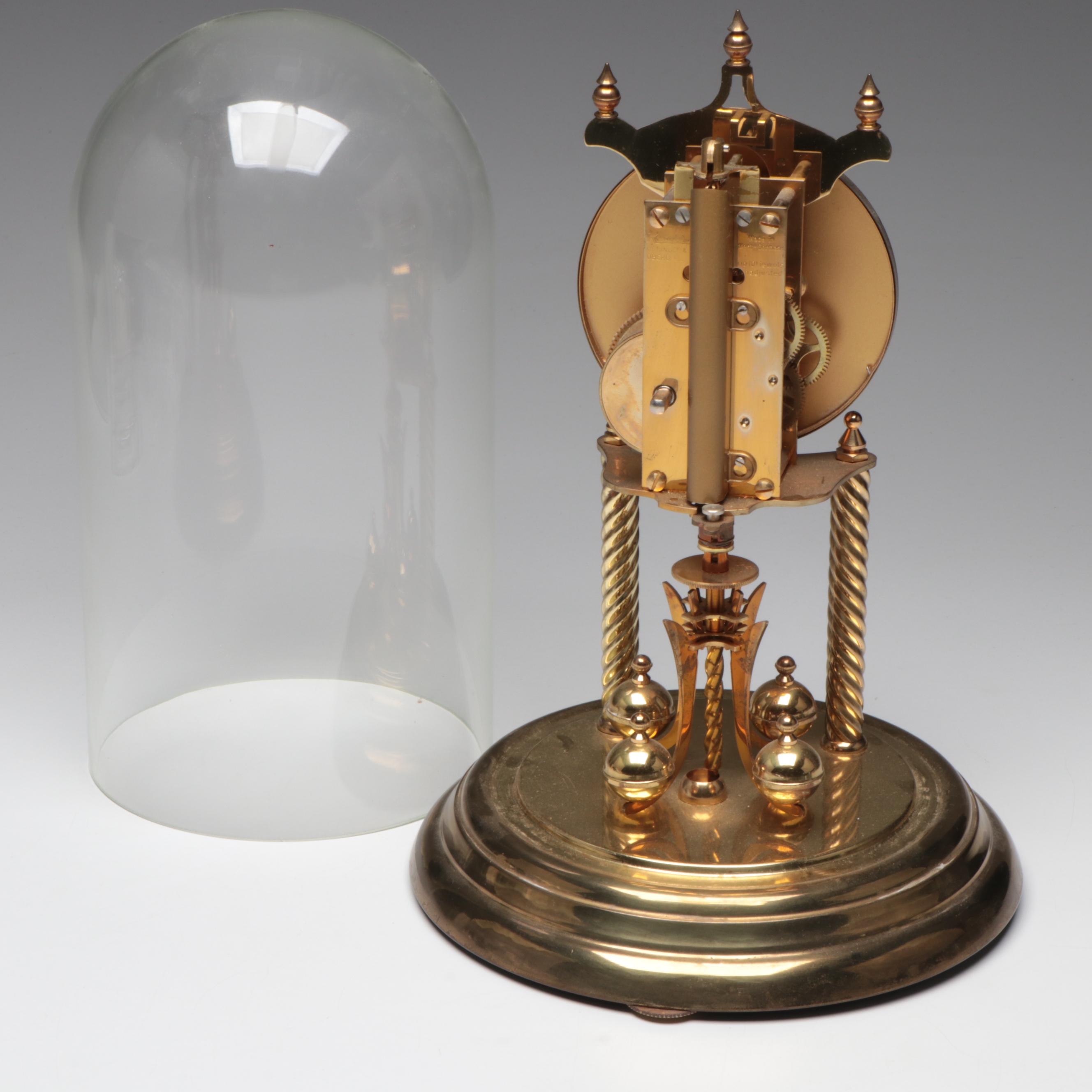 Kundo Keininger & Obergfell Anniversary Clock, Mid to Late 20th C.