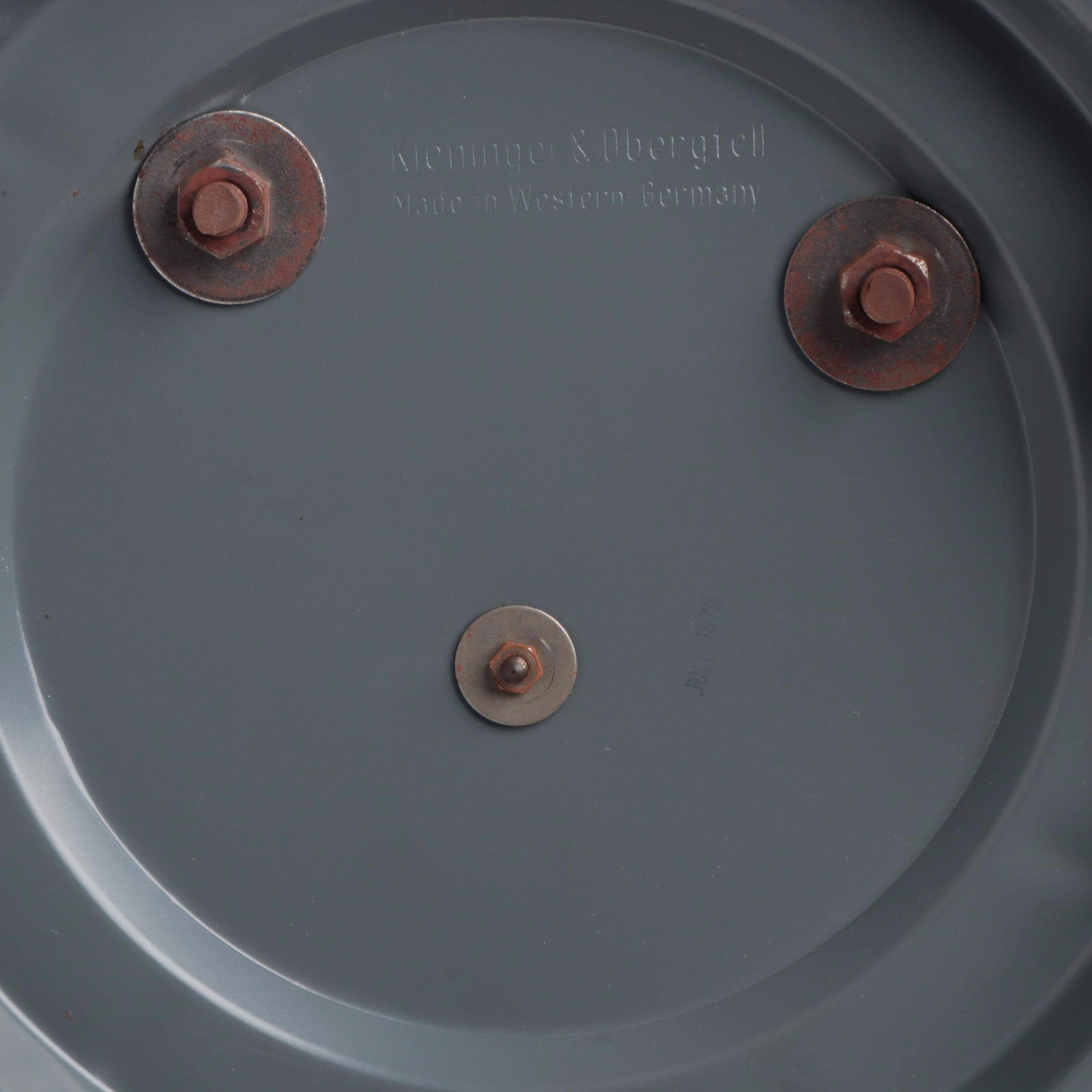 Kundo Keininger & Obergfell Anniversary Clock, Mid to Late 20th C.