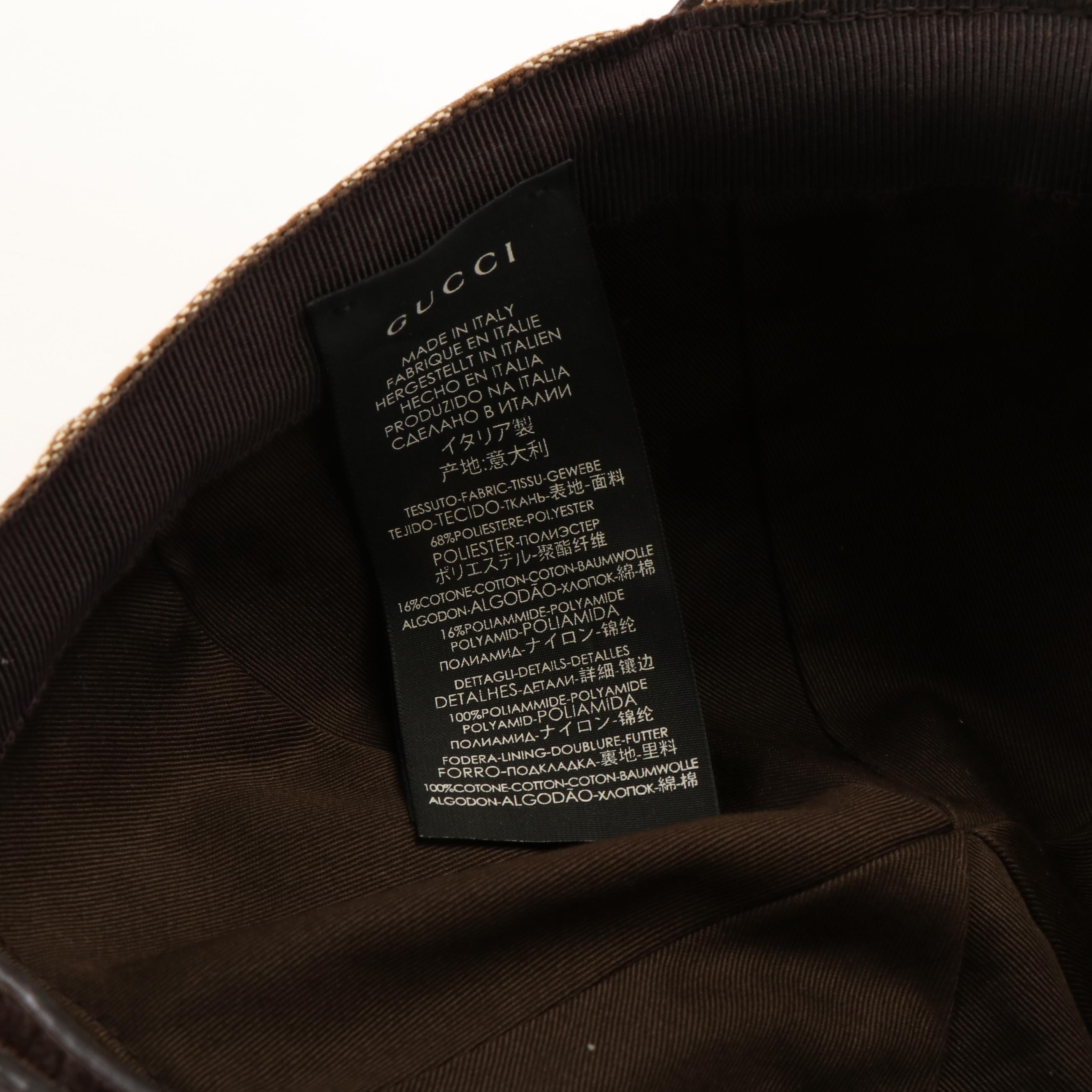 Gucci GG Canvas Baseball Cap