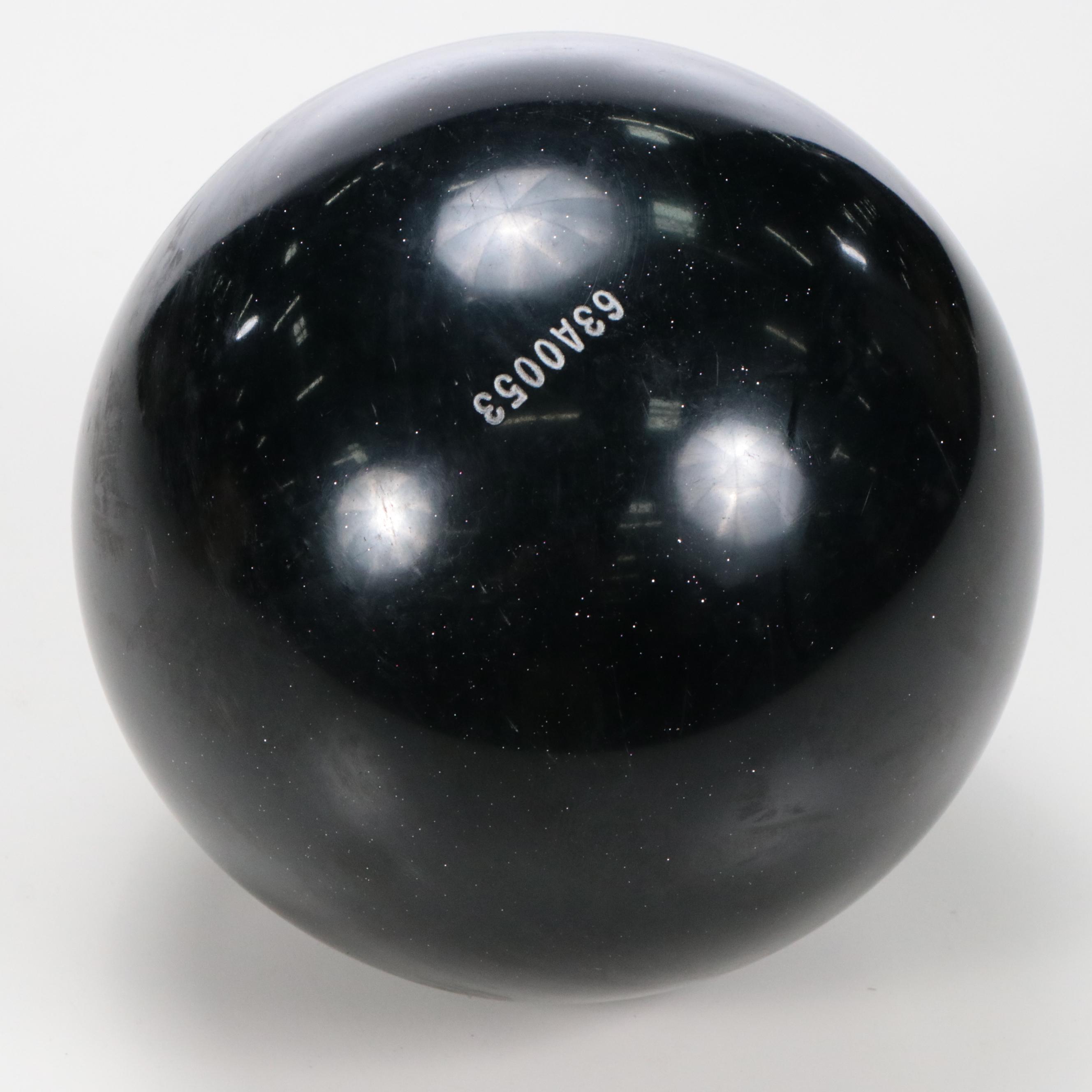 Ebonite "Ice" Bowling Ball, Late 20th Century