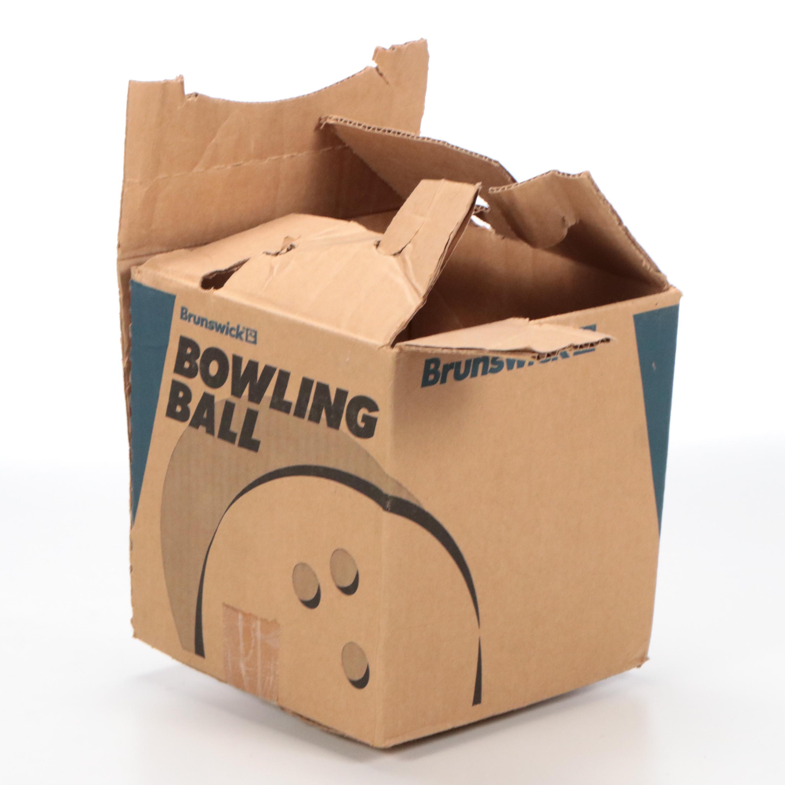 Ebonite "Ice" Bowling Ball, Late 20th Century