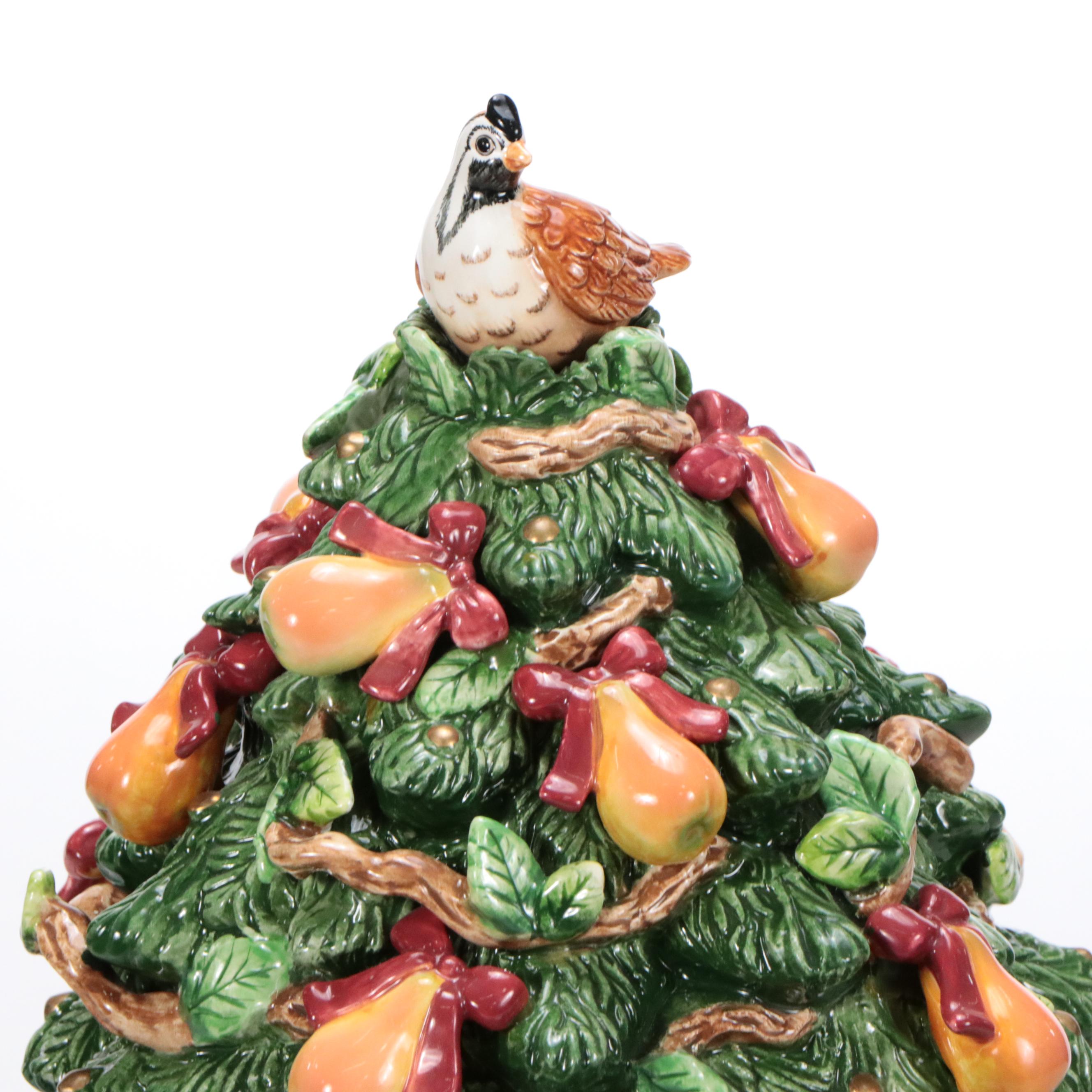 Fitz and Floyd "Twelve Days of Christmas" Cookie Jar