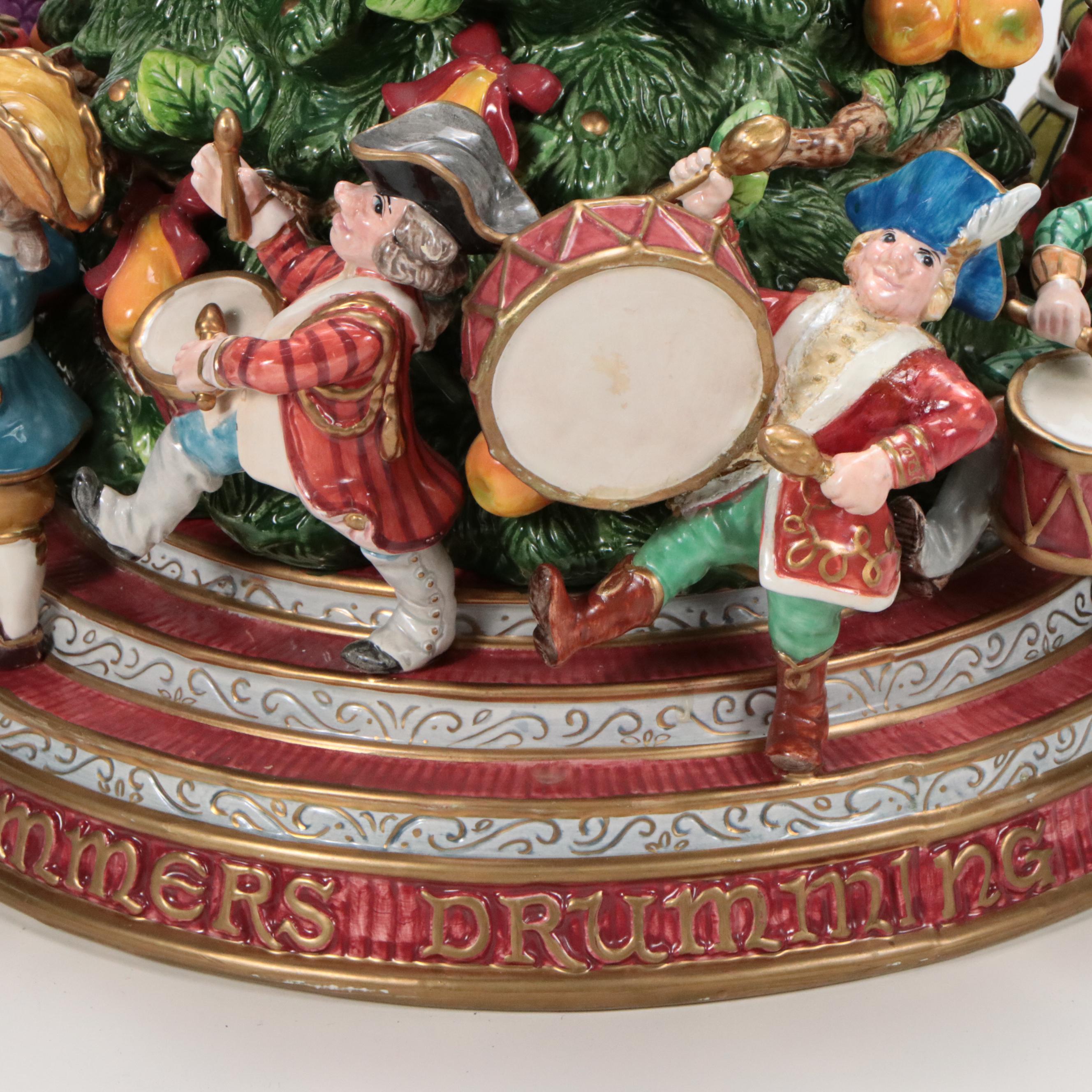Fitz and Floyd "Twelve Days of Christmas" Cookie Jar
