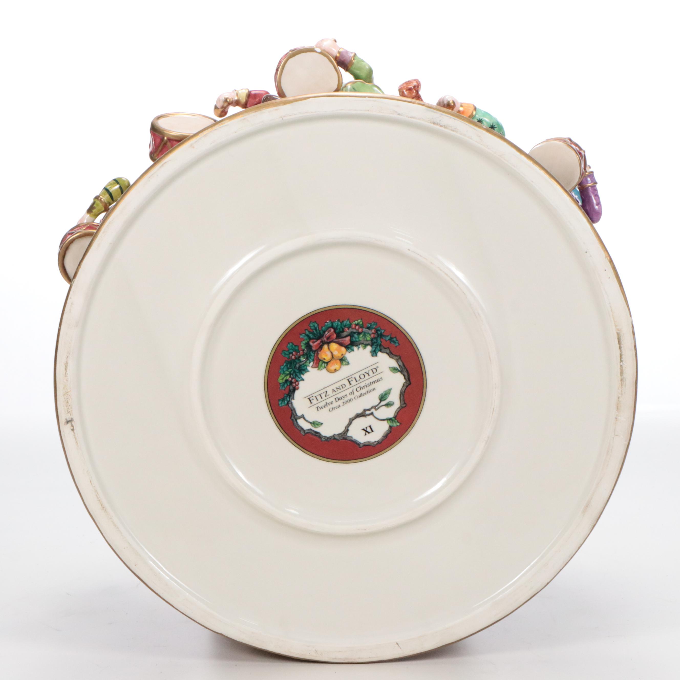 Fitz and Floyd "Twelve Days of Christmas" Cookie Jar