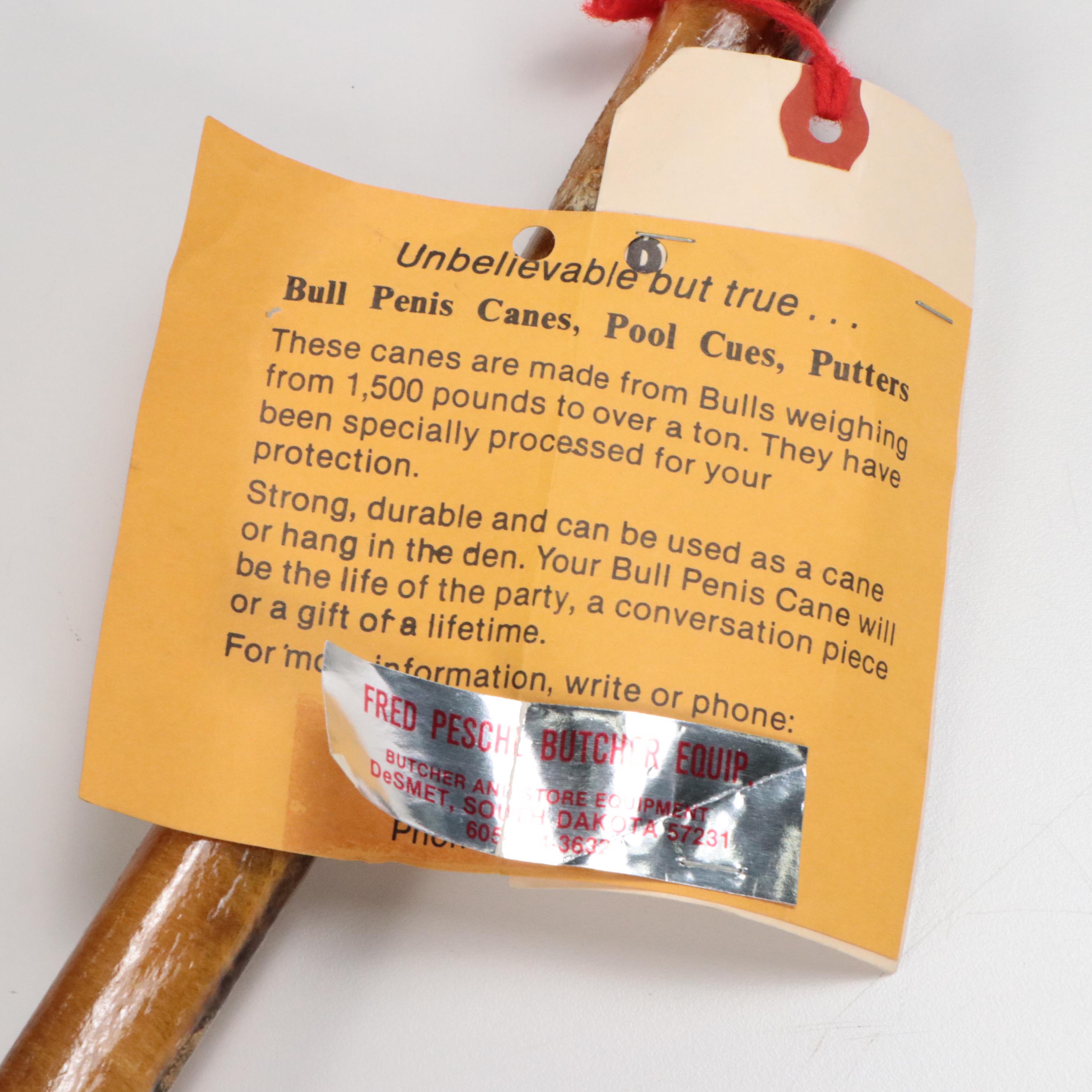 Bull Penis Walking Cane