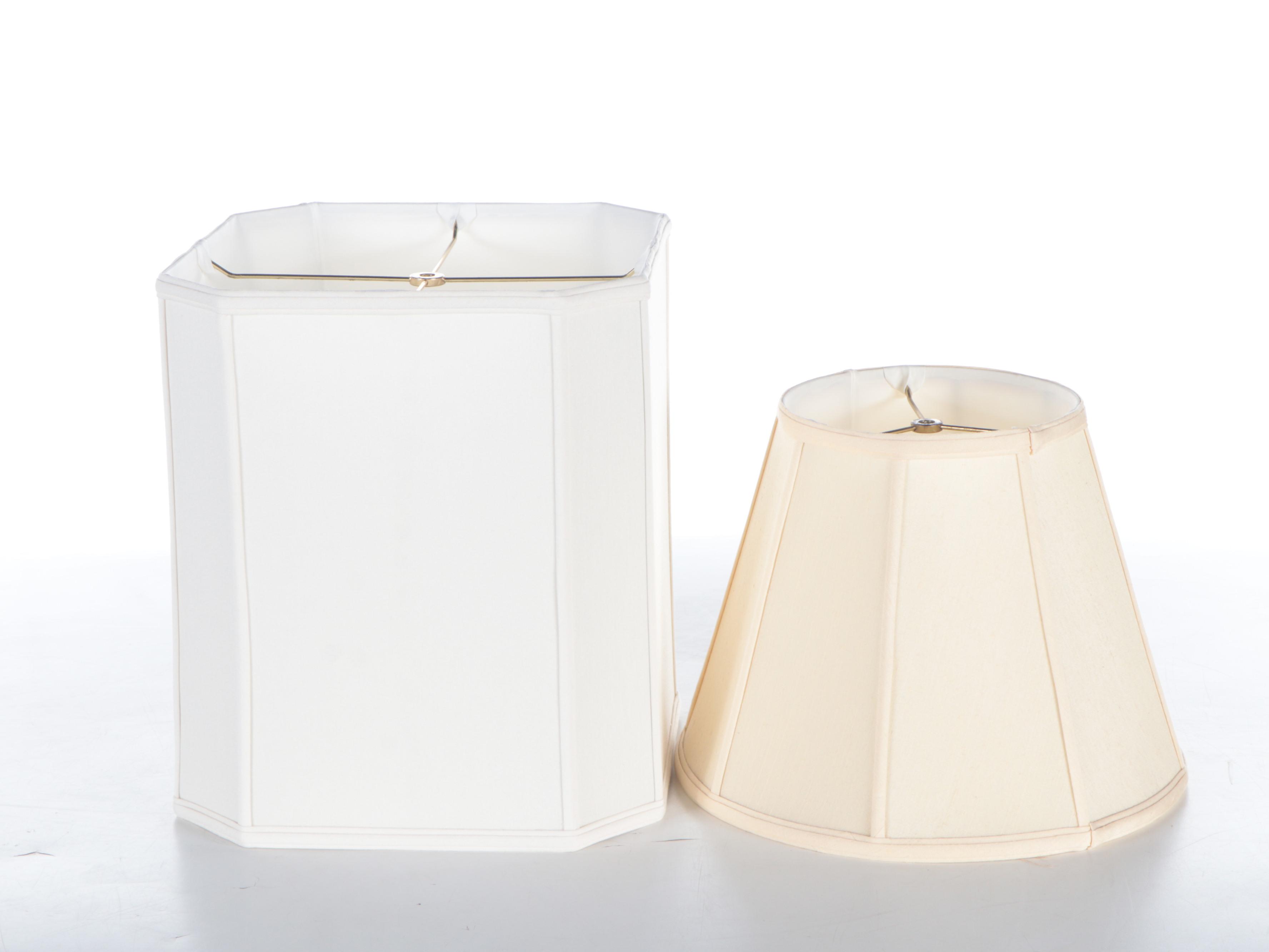 Stiffel and Westwood Brass With Rembrandt Type Torchiere Table Lamps