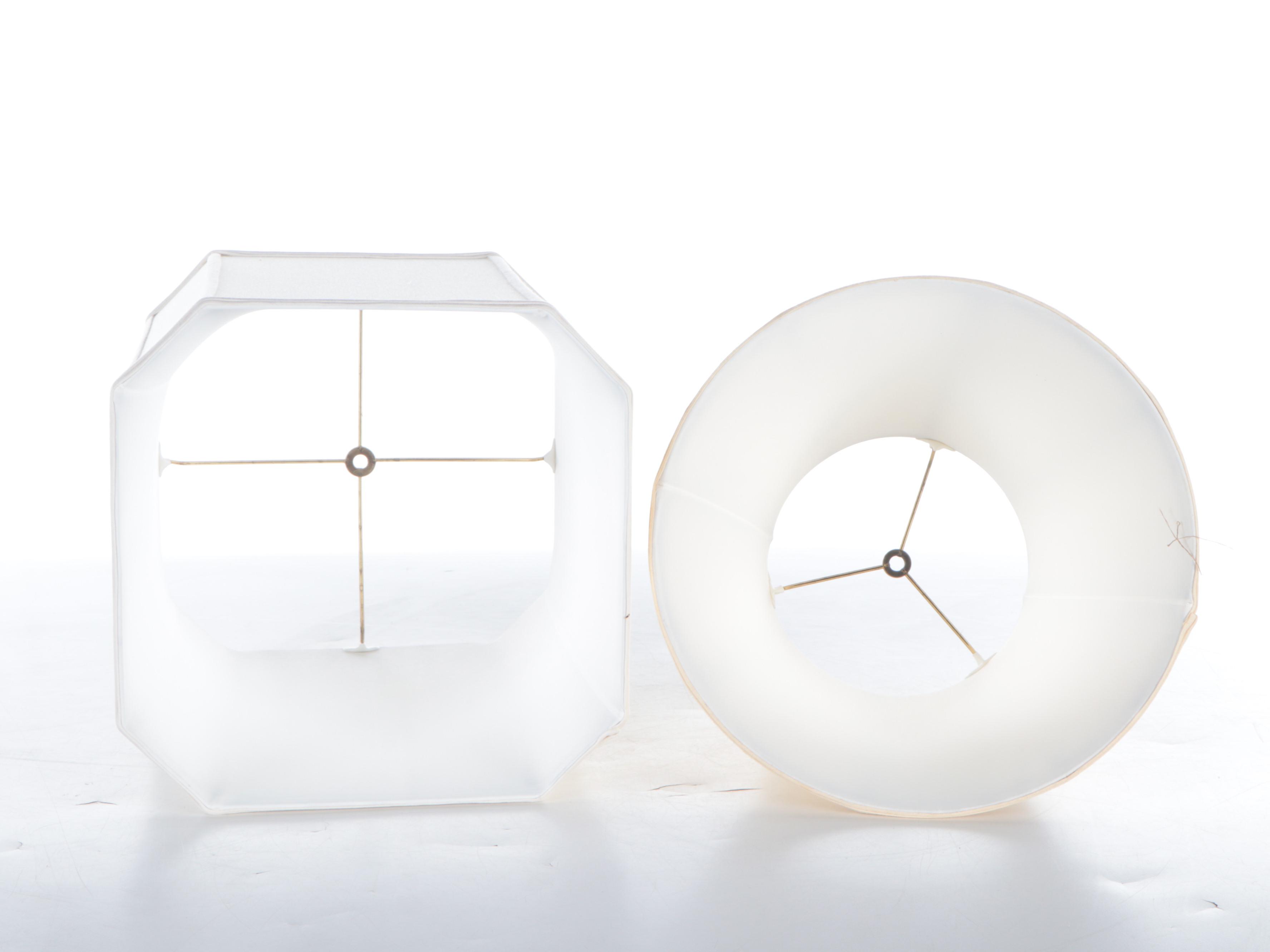 Stiffel and Westwood Brass With Rembrandt Type Torchiere Table Lamps