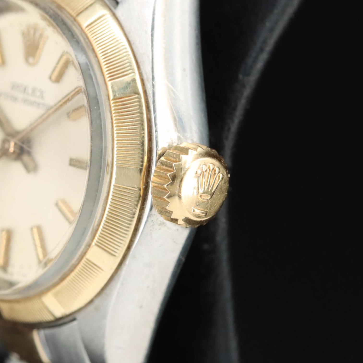 1974 Rolex 14K and Stainless Steel Oyster Perpetual Watch