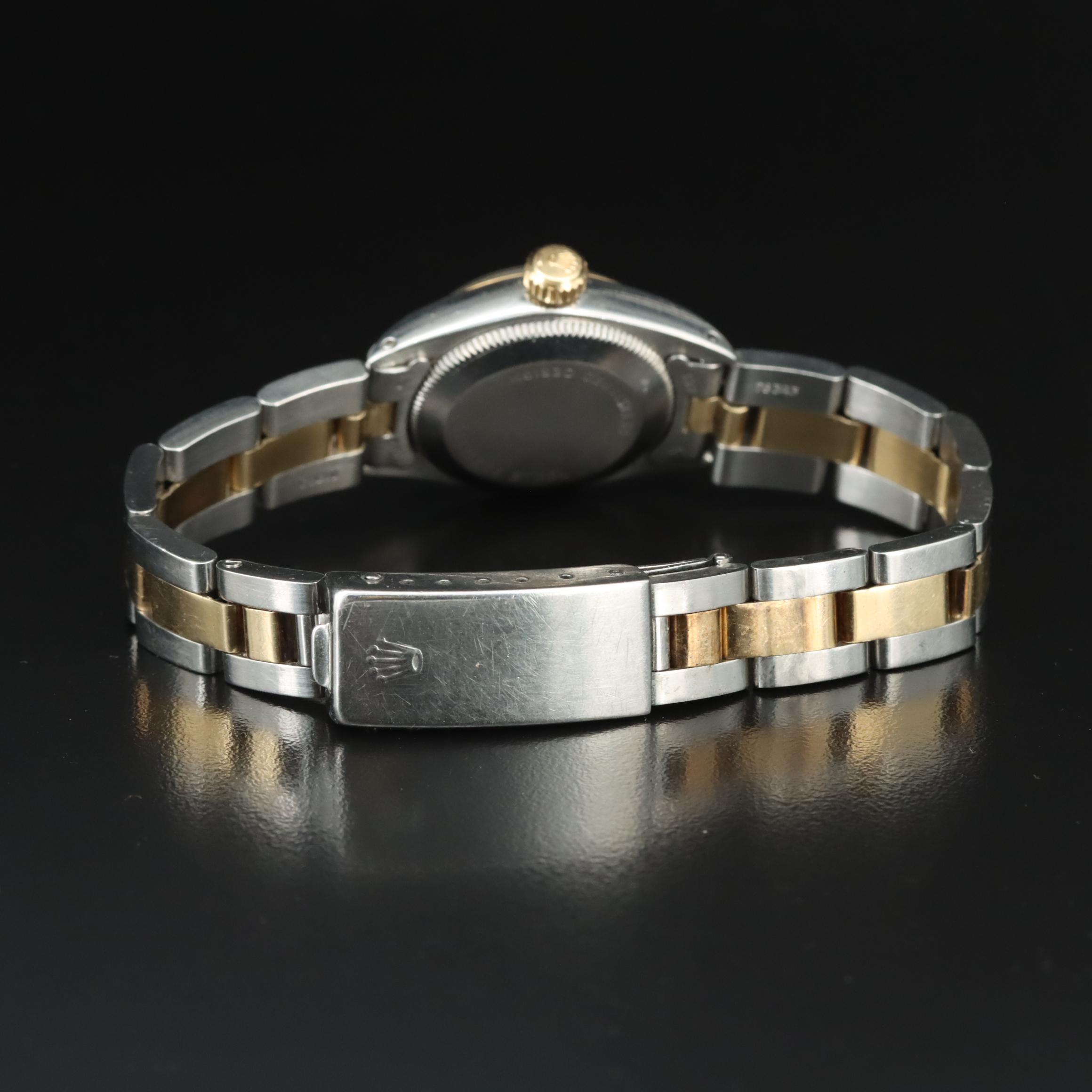 1974 Rolex 14K and Stainless Steel Oyster Perpetual Watch