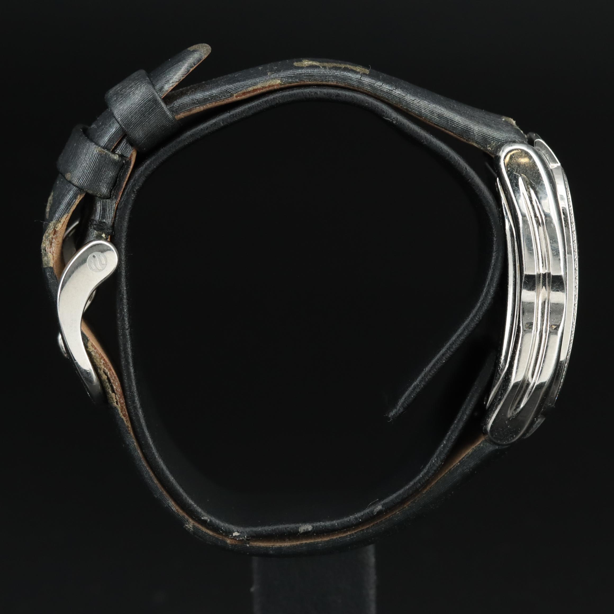 Philip Stein Mother-of-Pearl Diamond Dial and Bezel Watch