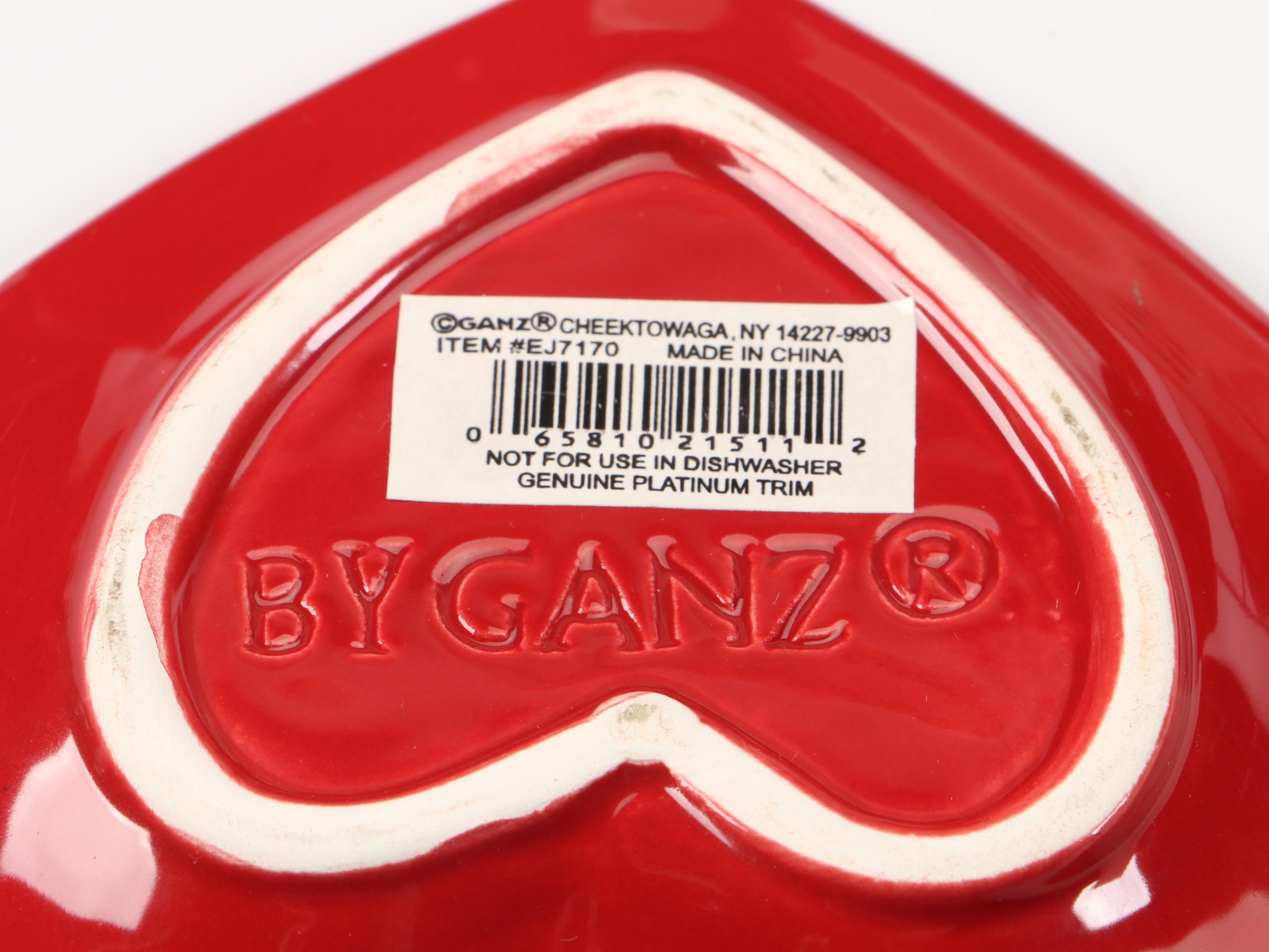 Hand-Painted Christmas Motif Dinner Plates, Three-Tiered Plate Rack and More