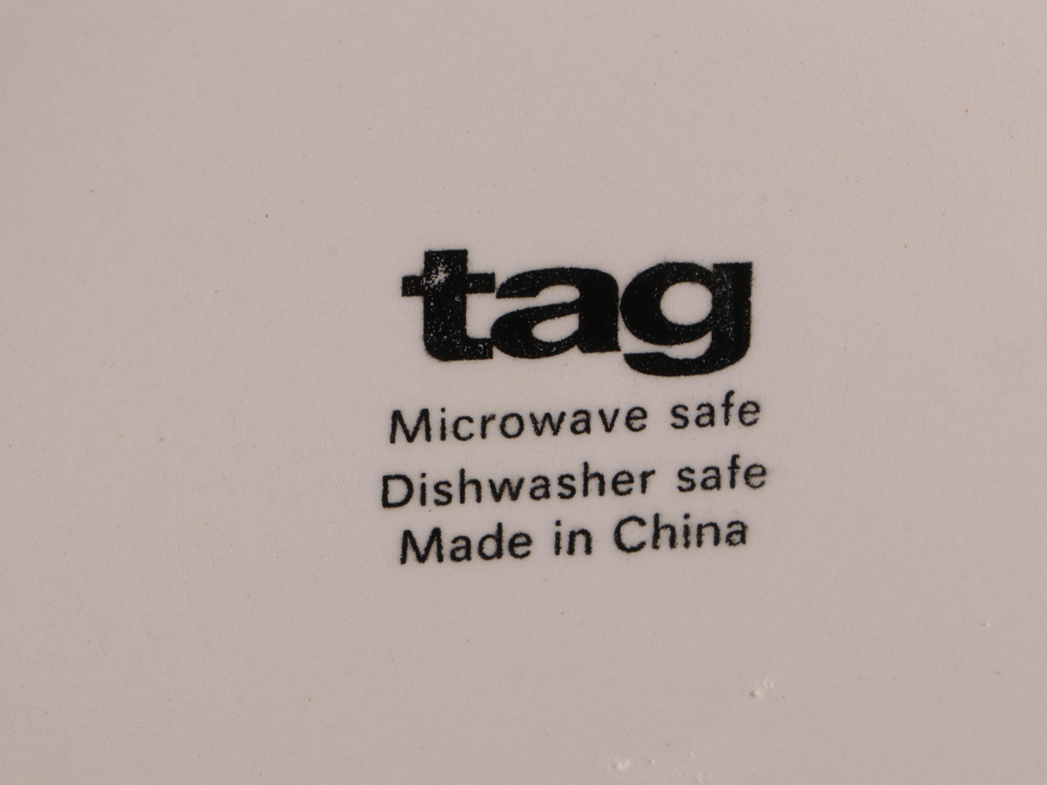 Hand-Painted Christmas Motif Dinner Plates, Three-Tiered Plate Rack and More