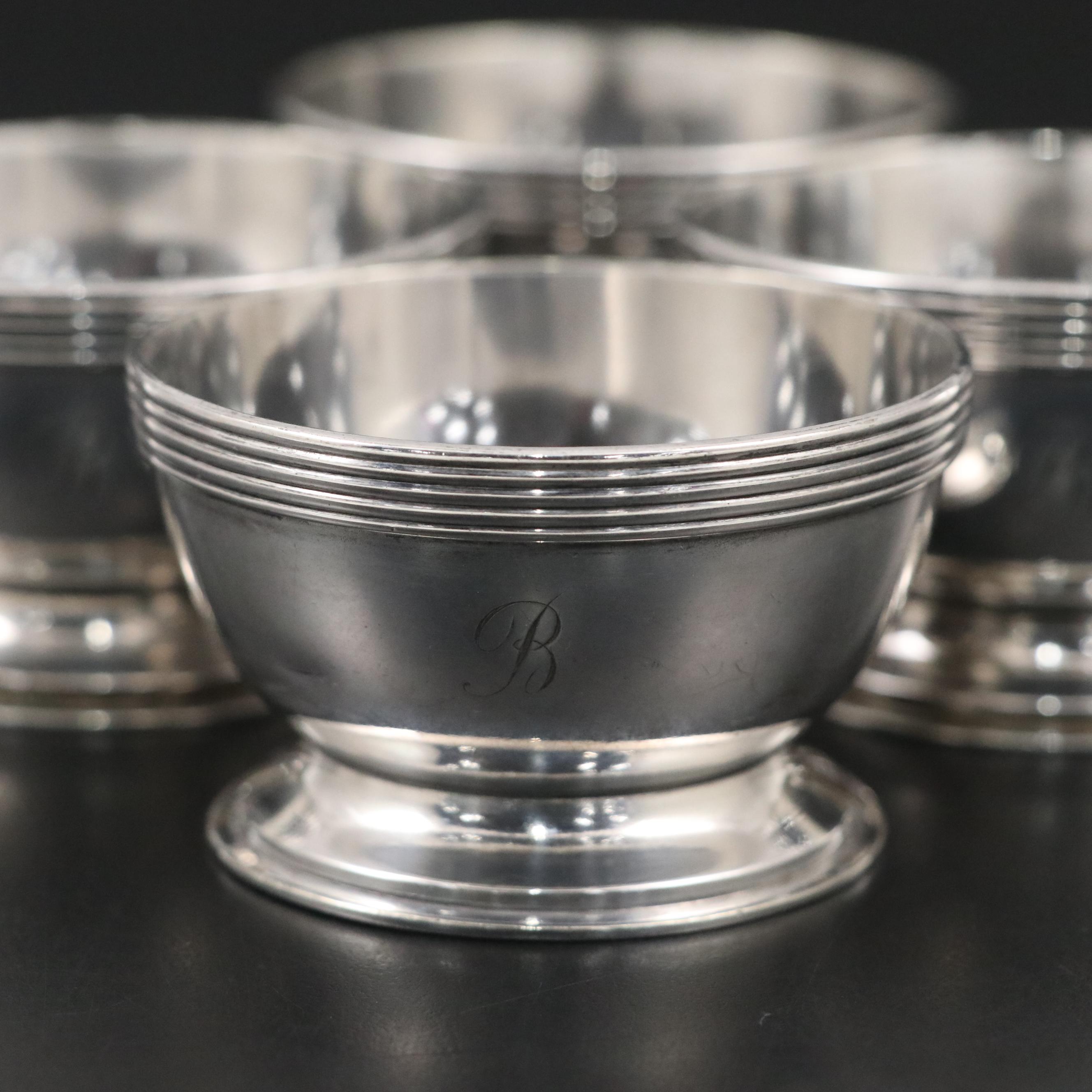 Tiffany & Co. Silver Soldered Footed Table Salts
