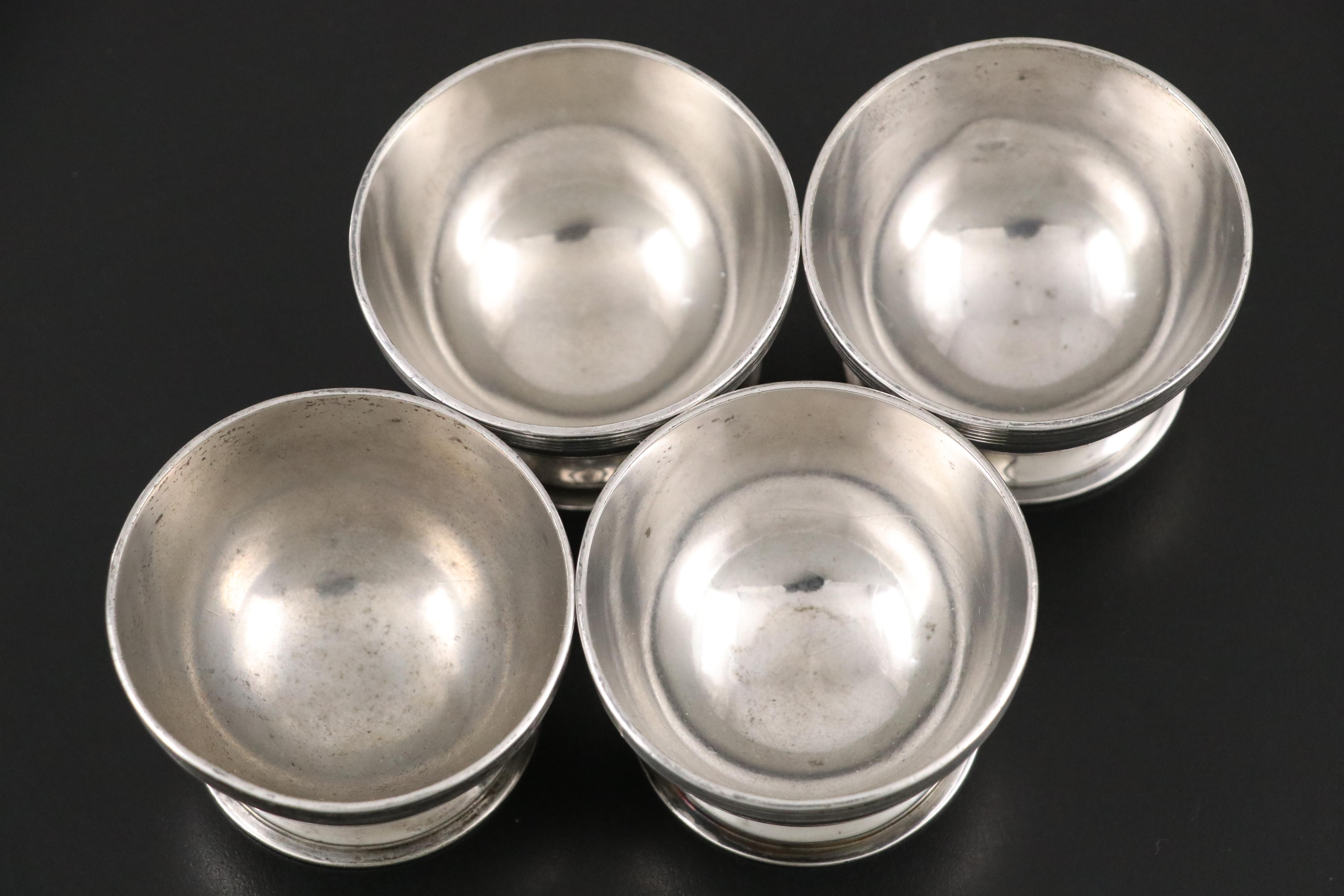Tiffany & Co. Silver Soldered Footed Table Salts