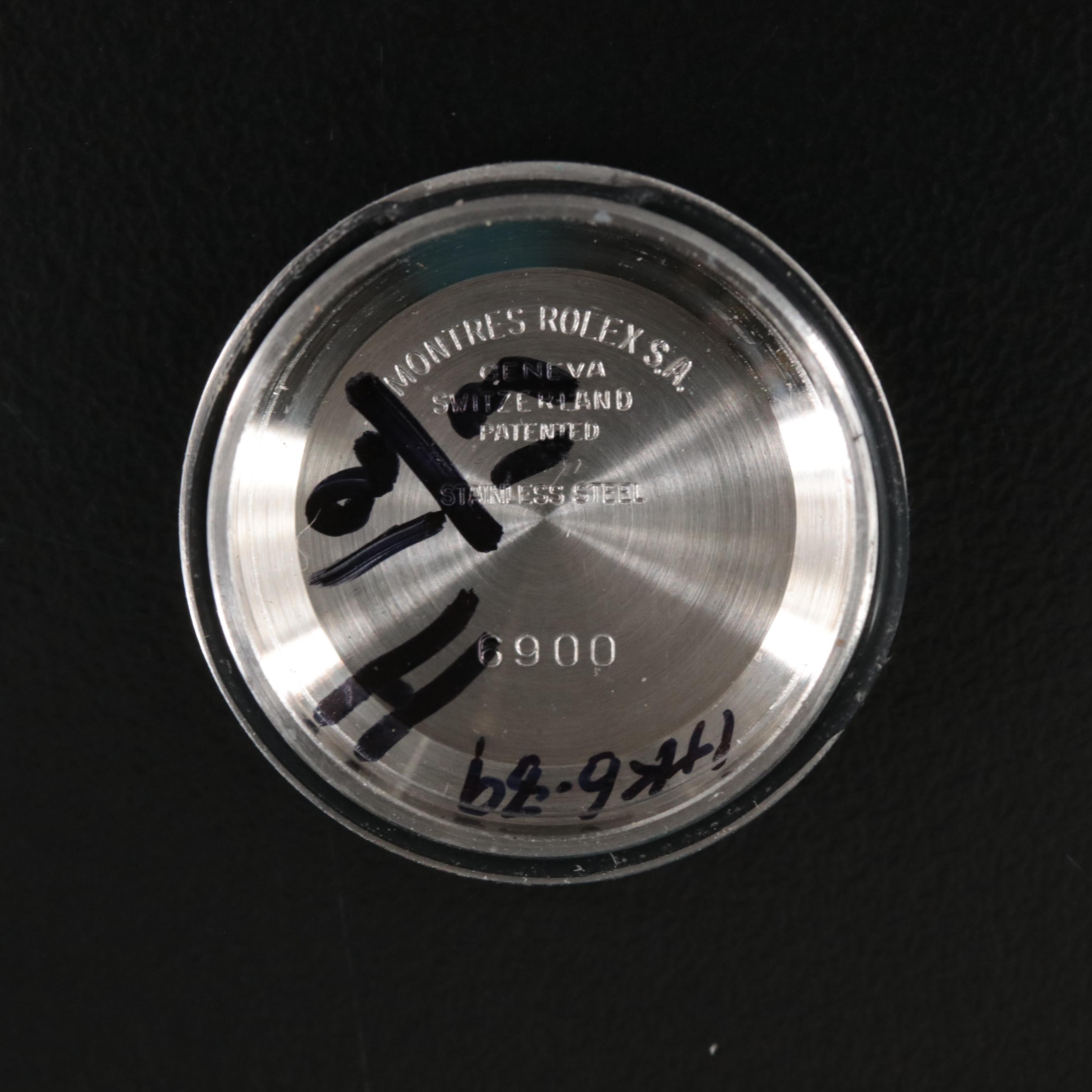 Rolex Datejust 6917 Custom Diamond Set Bezel Automatic Watch