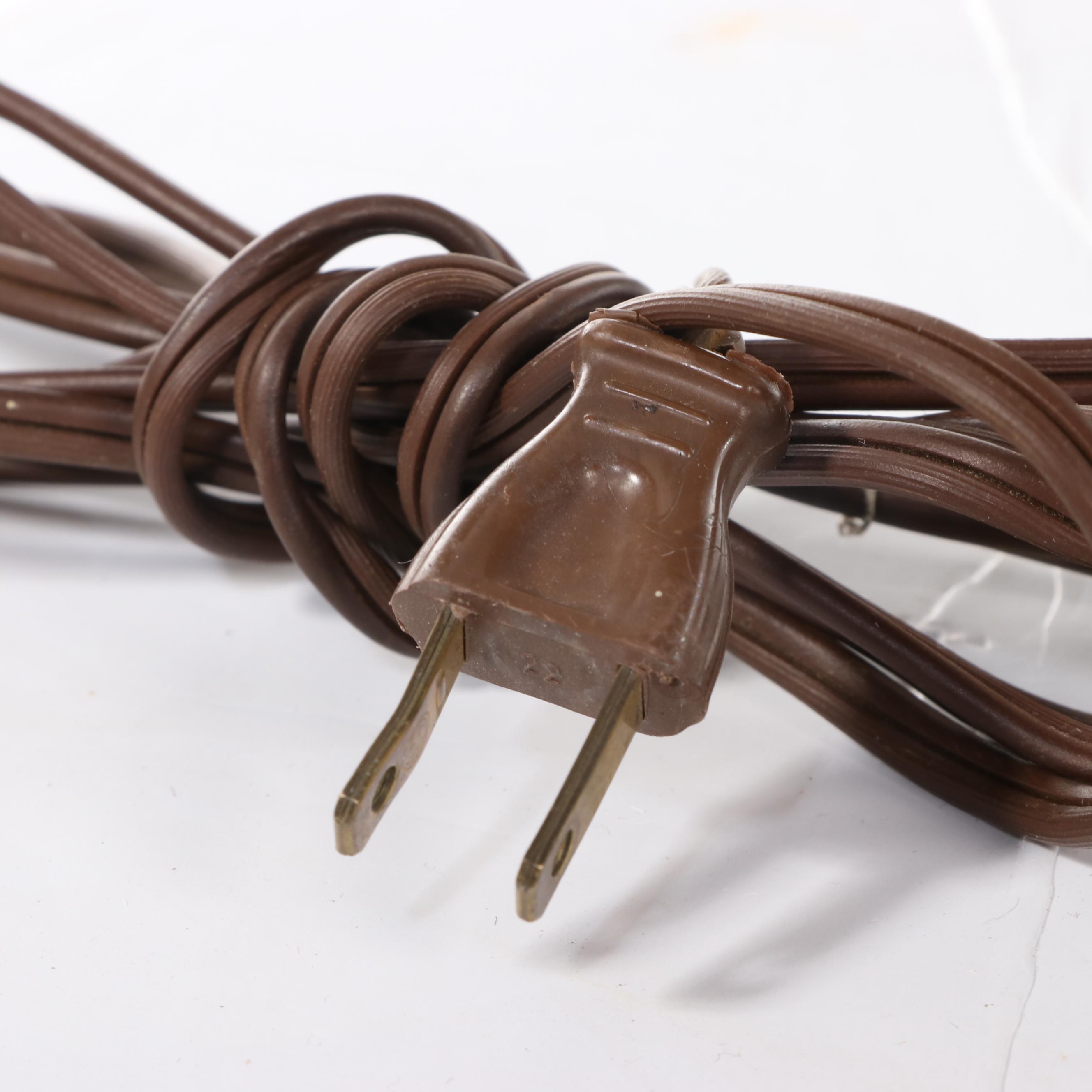 Westwood Carved Oak with Brass Eagle Table Lamp and Drum Shade, Mid-20th Century