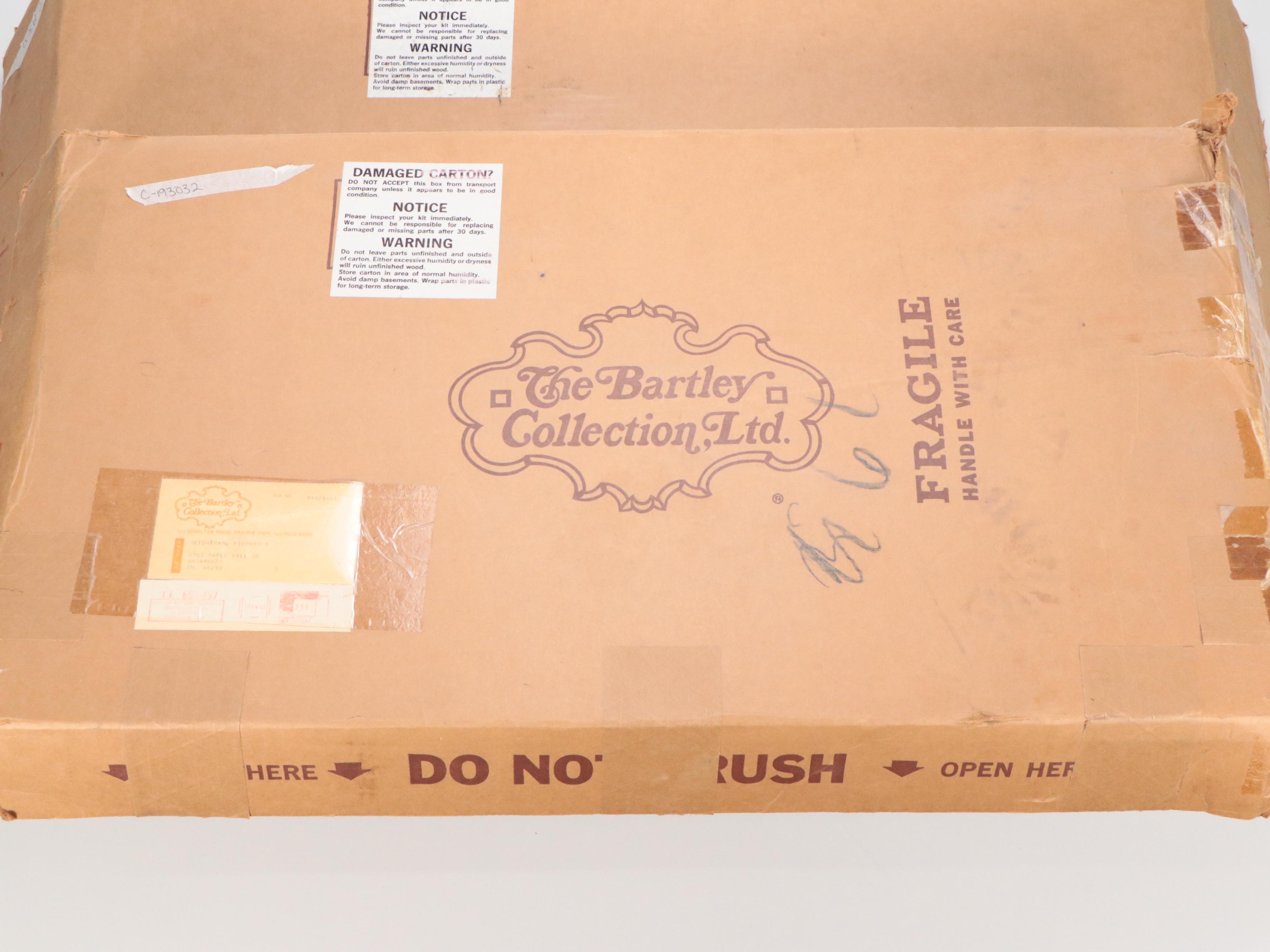 The Bartley Collection Ltd. Queen Anne Style Wood Lowboy