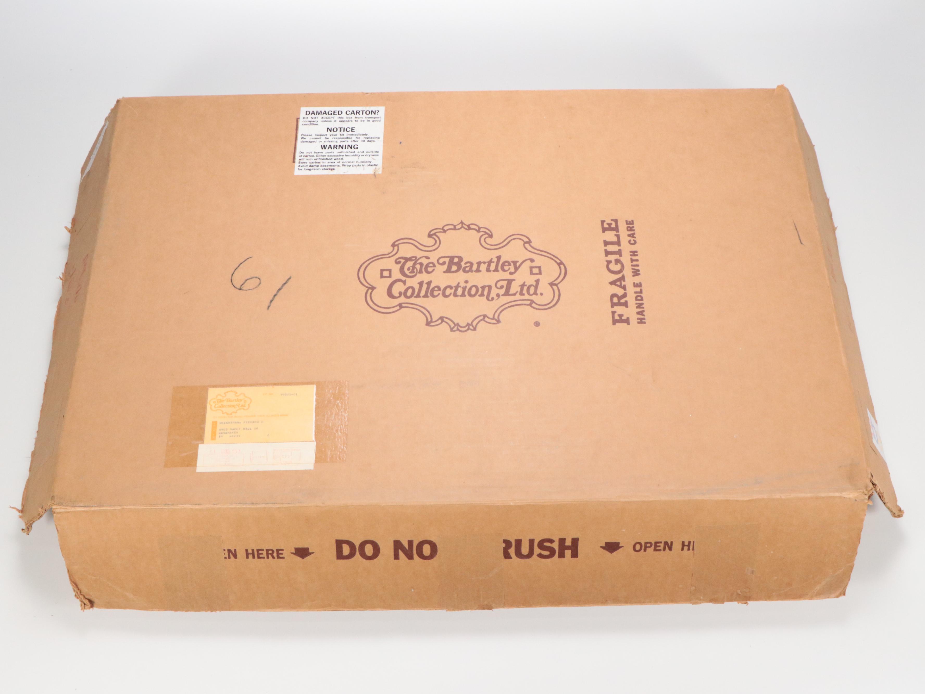 The Bartley Collection Ltd. Queen Anne Style Wood Lowboy