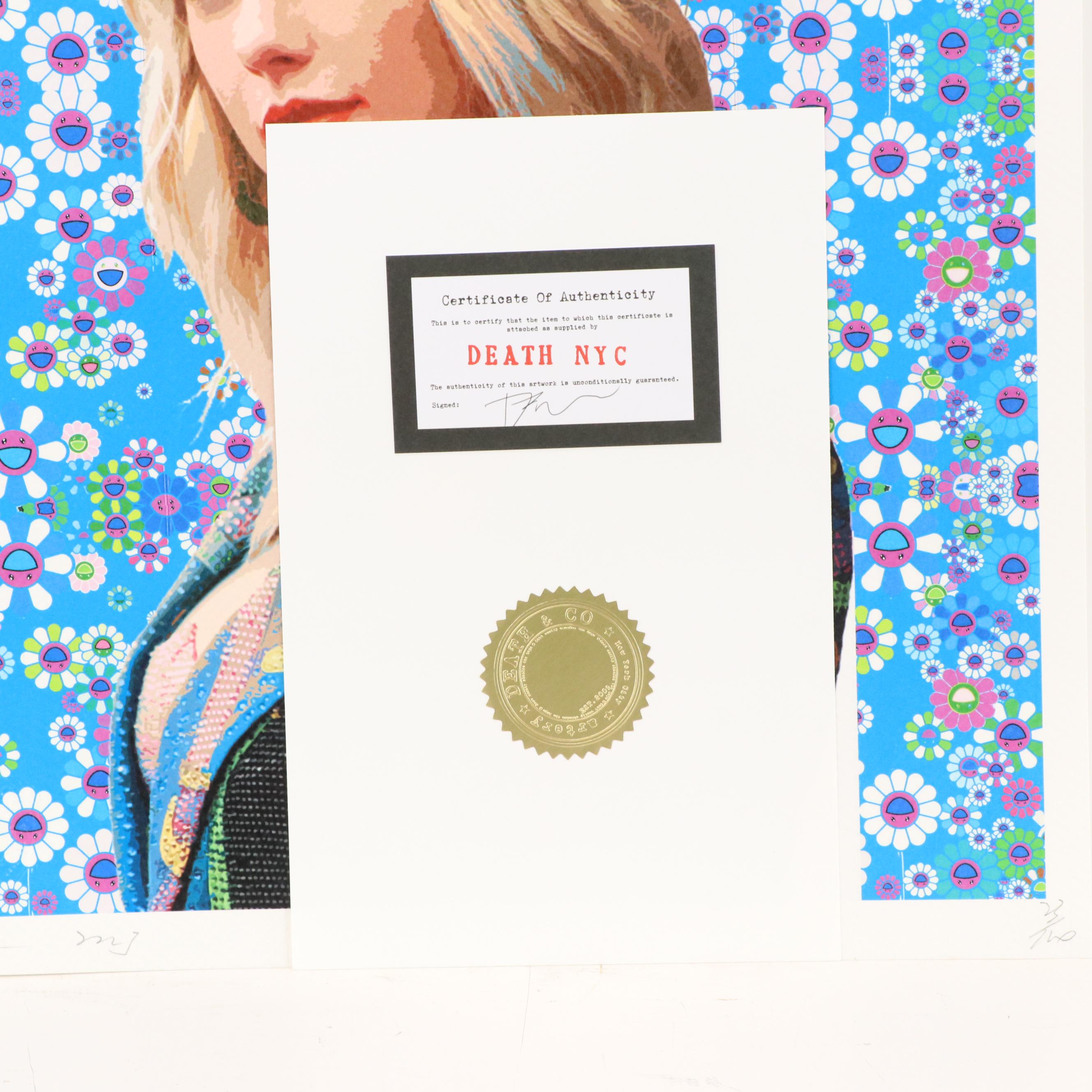 Death NYC Graphic Digital Print Featuring Taylor Swift, 2023