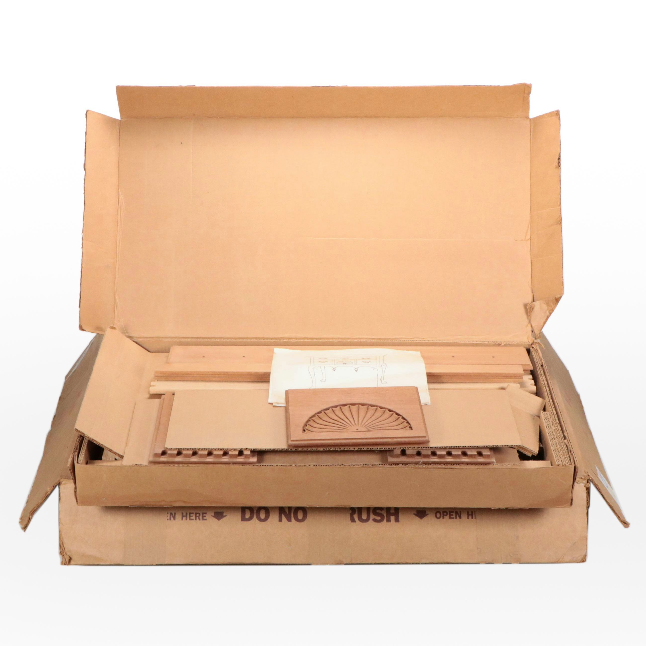 The Bartley Collection Ltd. Queen Anne Style Wood Lowboy