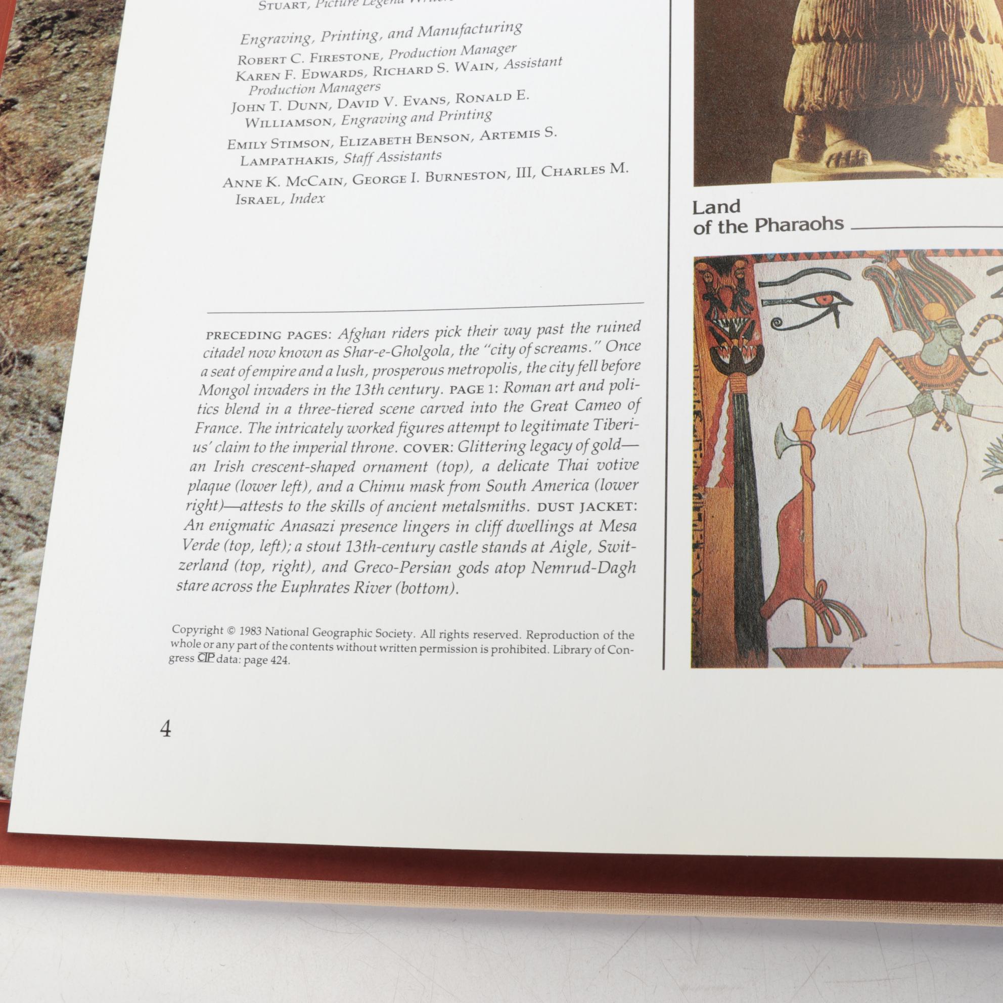 "Great Events of Bible Times" and Other World History Hardcover Books