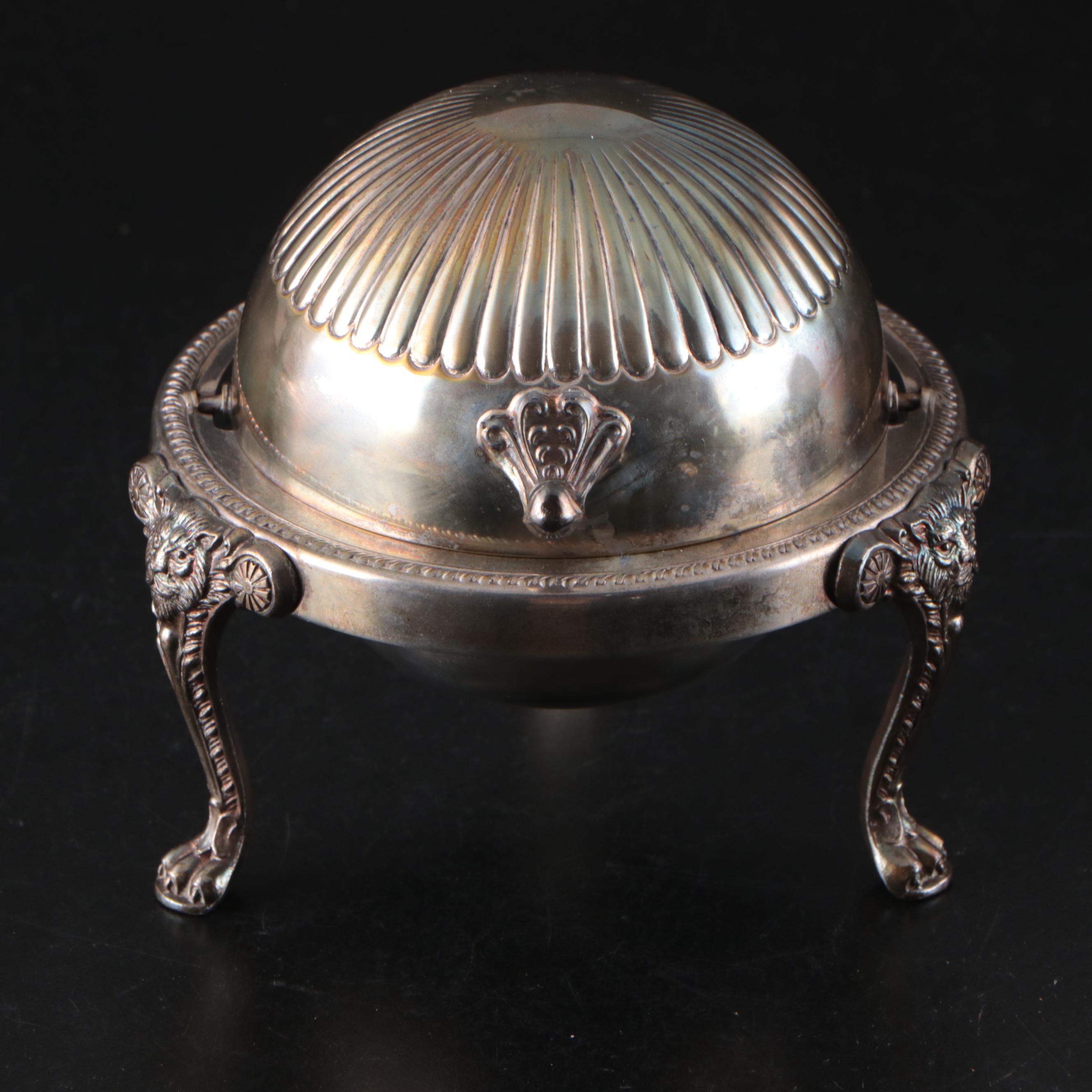 English Maleham & Yeomans Sterling Bostered MOP Knives with Other Tableware