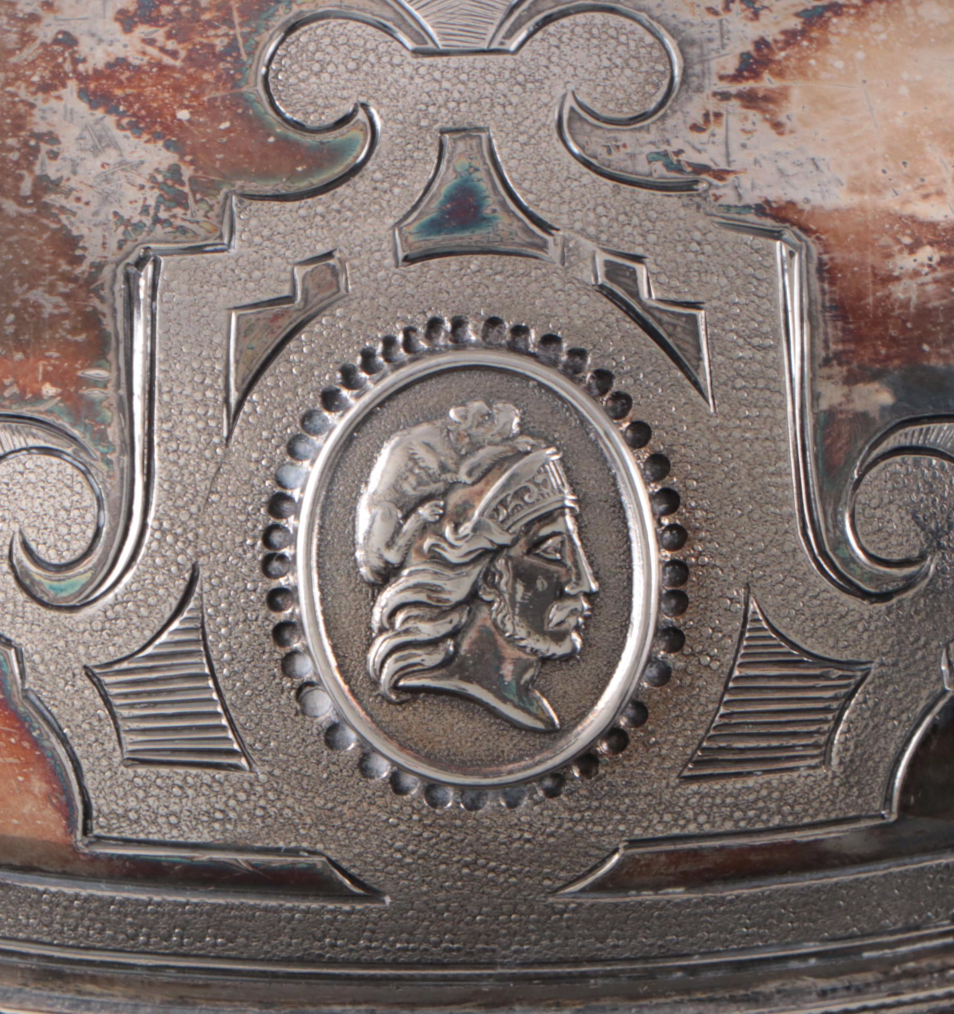 English Maleham & Yeomans Sterling Bostered MOP Knives with Other Tableware