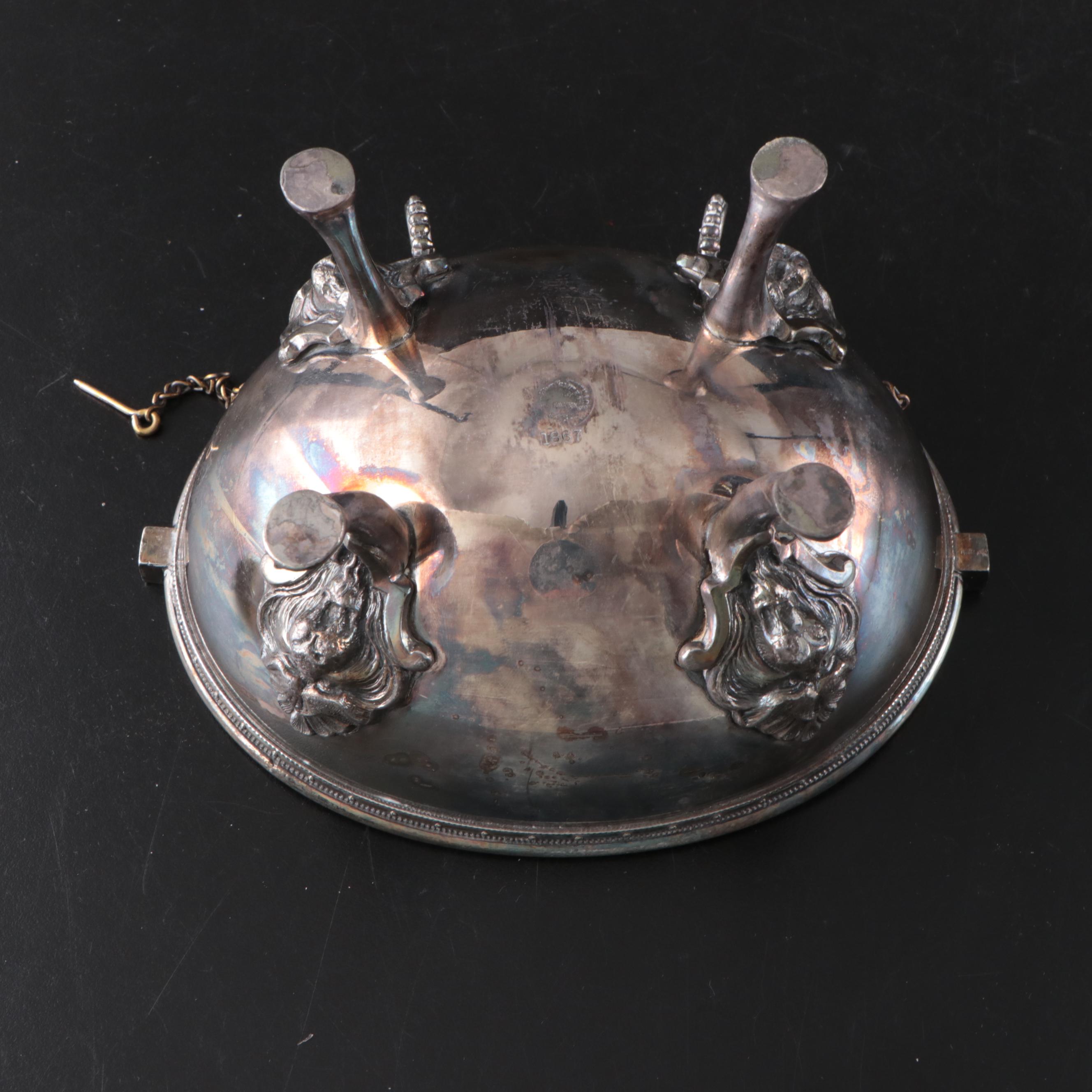 English Maleham & Yeomans Sterling Bostered MOP Knives with Other Tableware